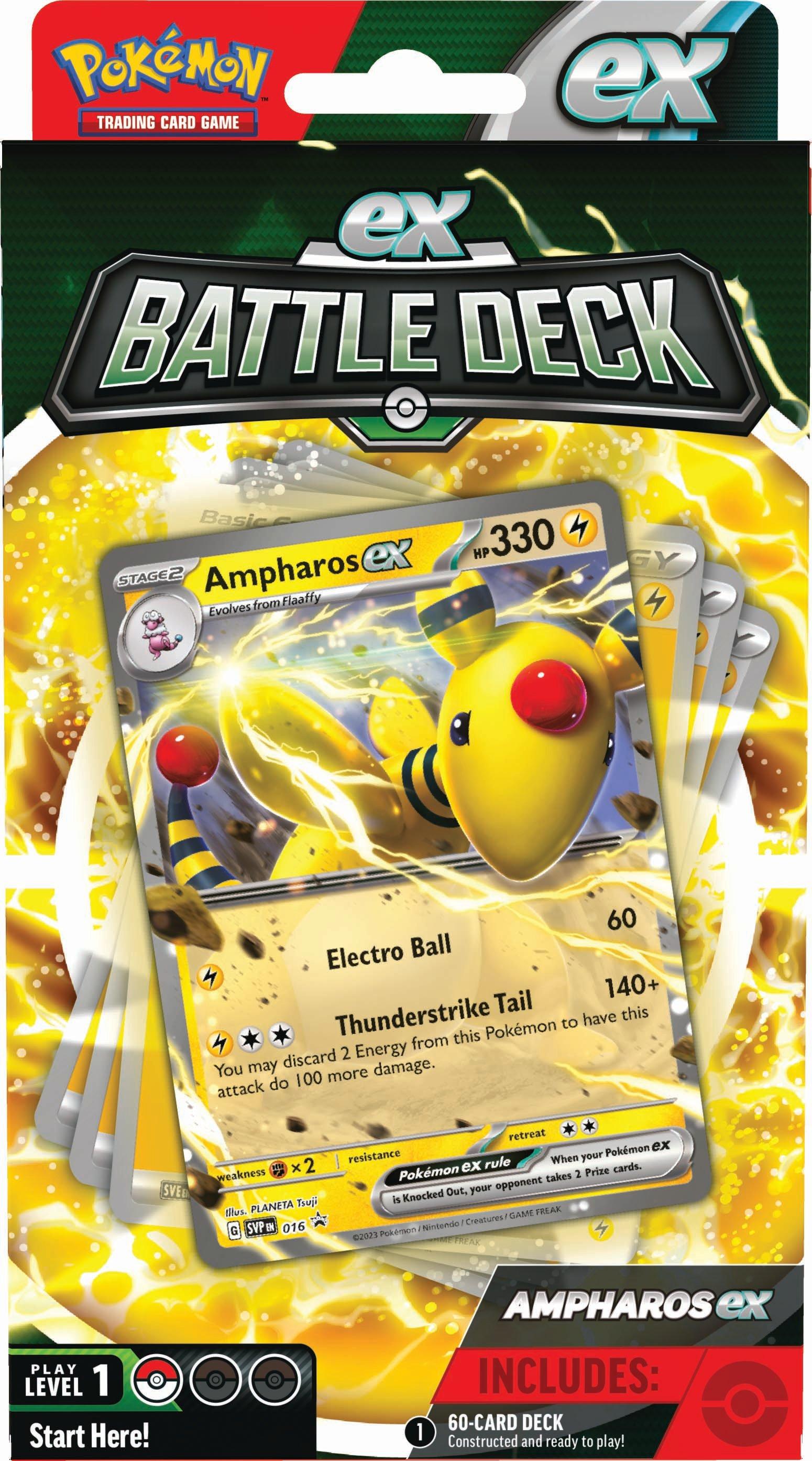 Pokémon: Scarlet & Violet Ampharos/Lucario EX Deck – BGE's Tabletop