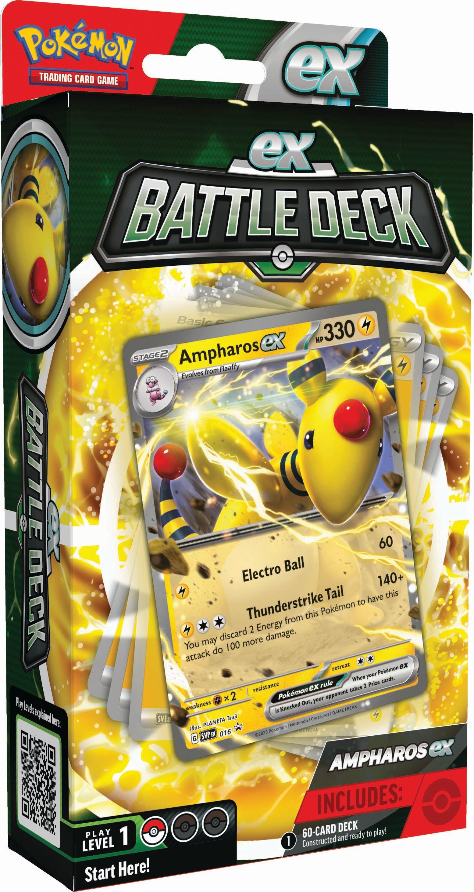 Pokemon Trading Card Game: Ampharos or Lucario ex Battle Deck | GameStop