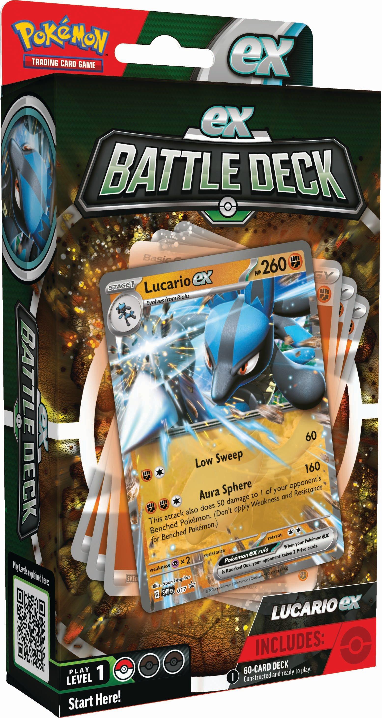 Pokémon Trading Card Game: Battle Deck Ampharos ex or Lucario ex Styles May  Vary 290-87228 - Best Buy