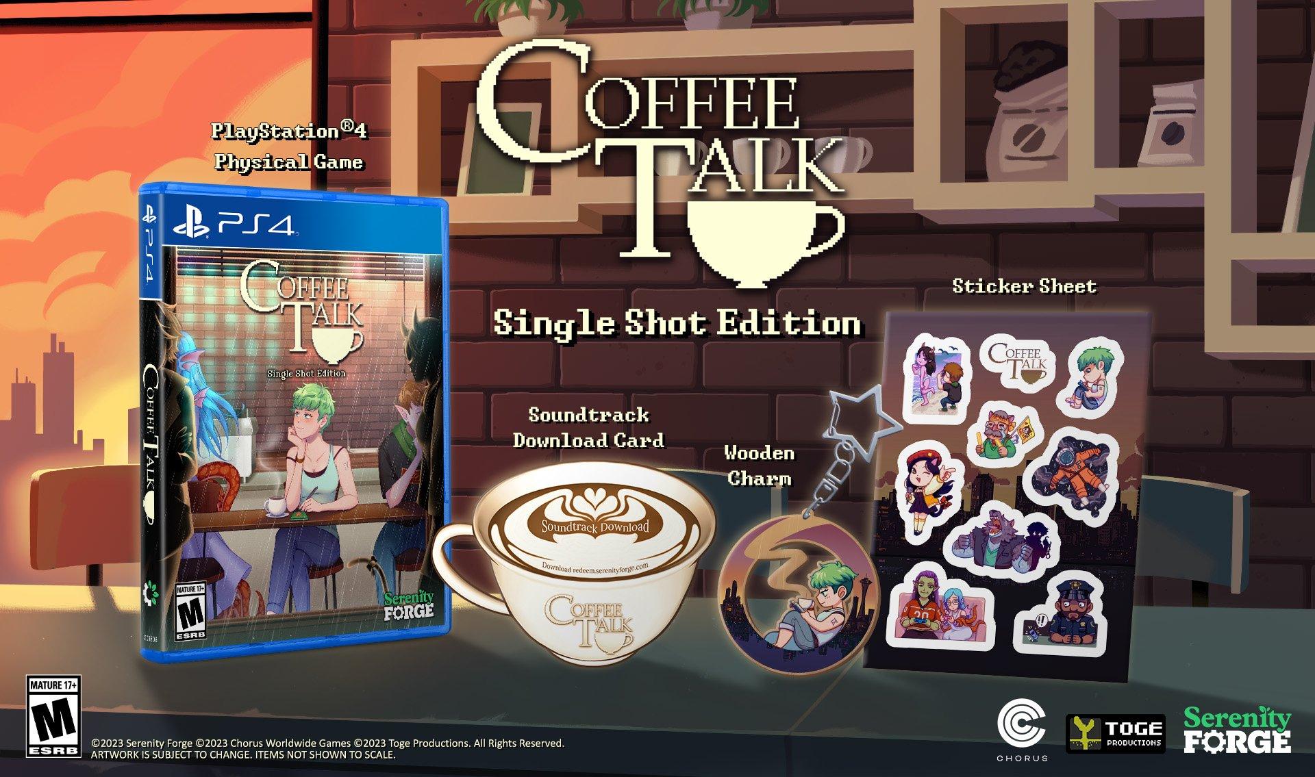 【SONOKAカード付】コーヒートーク Coffee Talk Single Shot Edition | Serenity Forge | GameStop