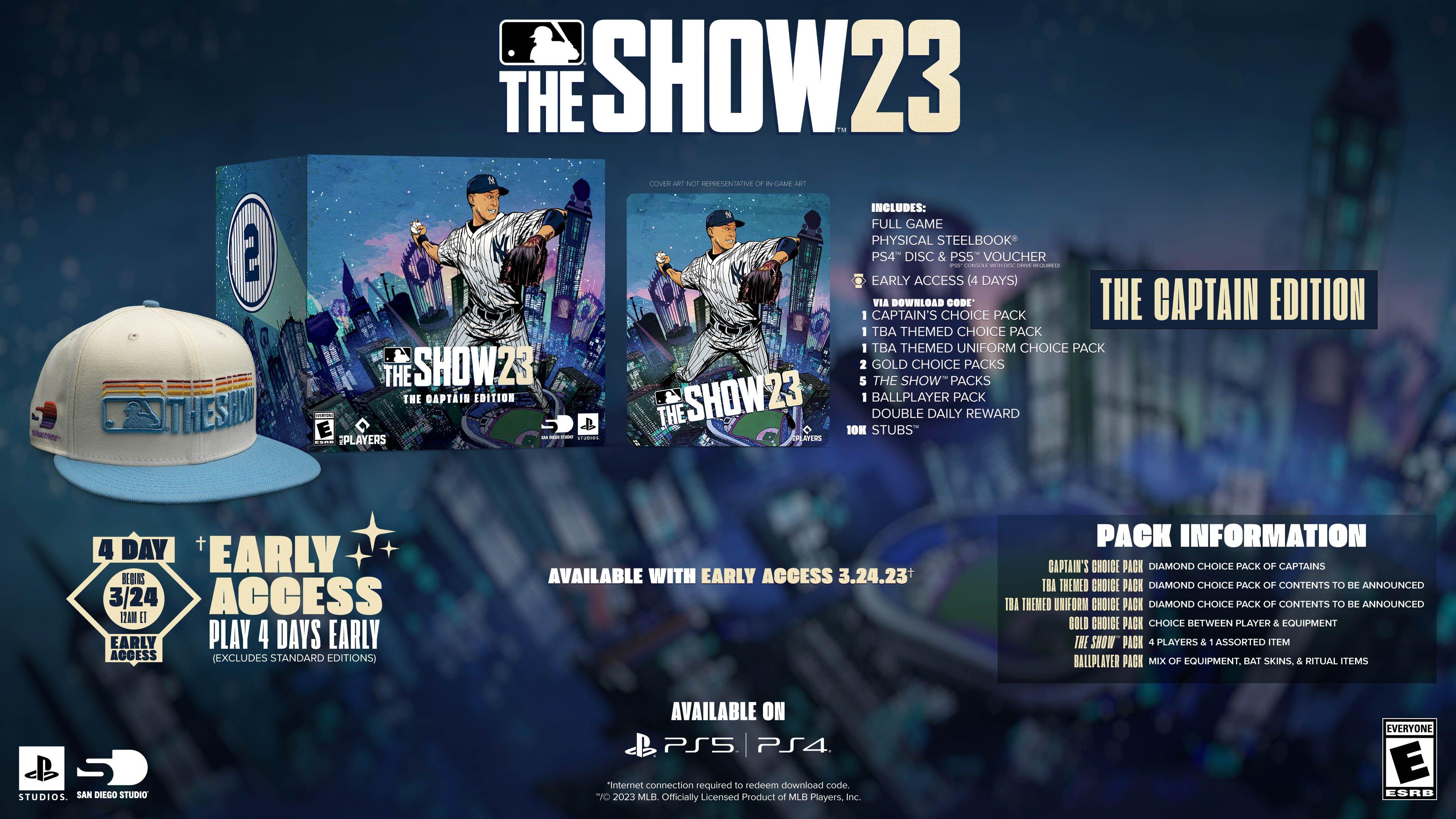 MLB The Show 23 The Captain Edition - PlayStation 4 with PlayStation 5 Entitlements