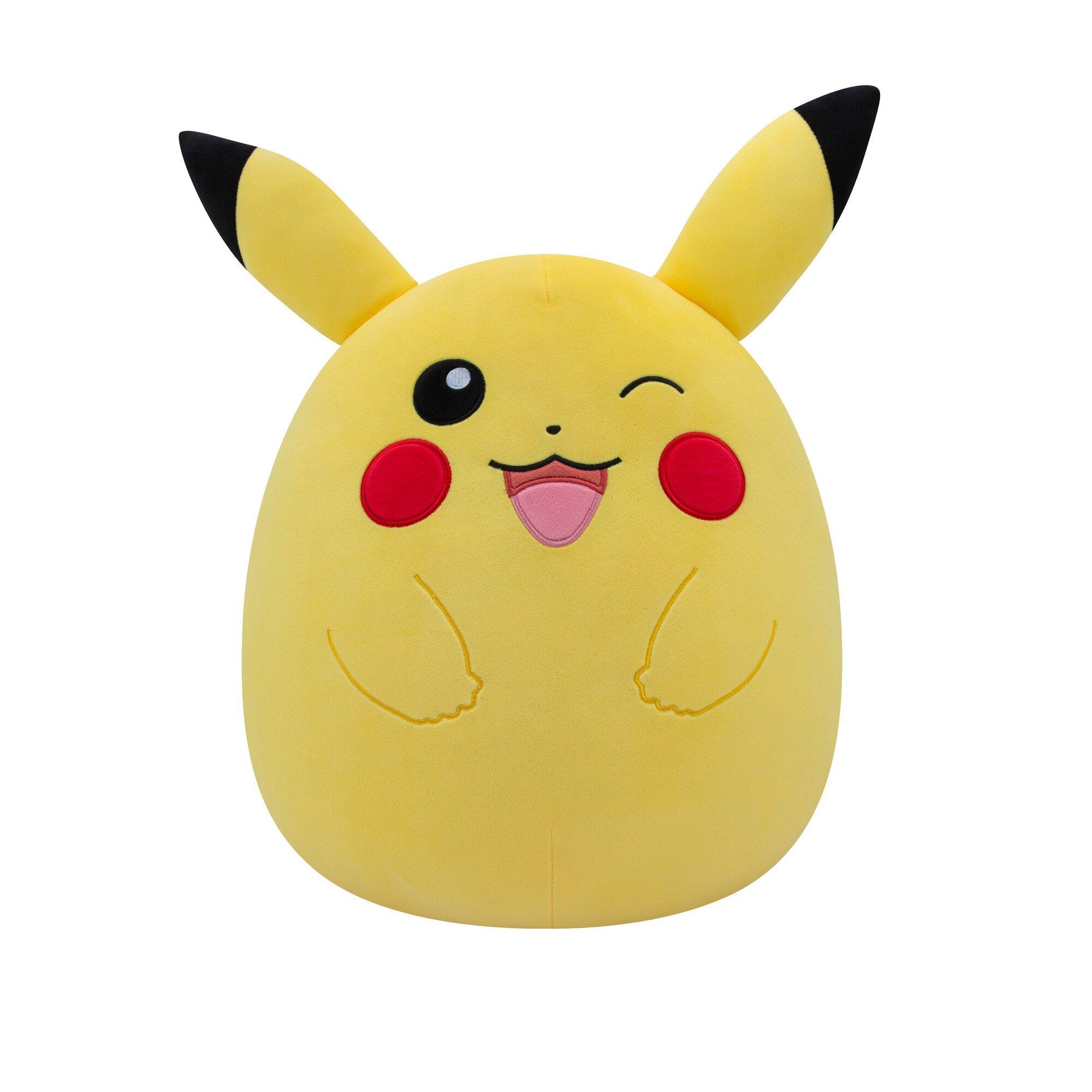 Squishmallows Pokemon Winking Pikachu Medium 10-in Plush