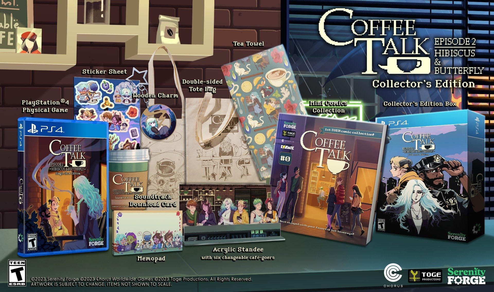 Coffee Talk Episode 2: Hibiscus and Butterfly Collector's Edition - PlayStation 4