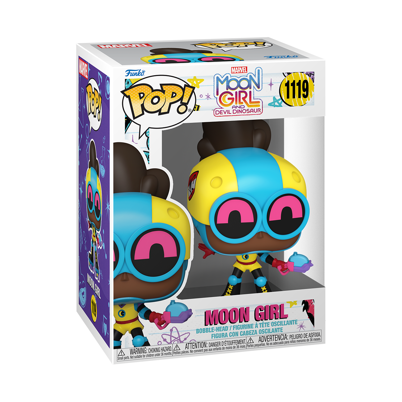 Funko POP! Marvel Moon Girl and Devil Dinosaur Moon Girl 4.9-in Vinyl Bobblehead