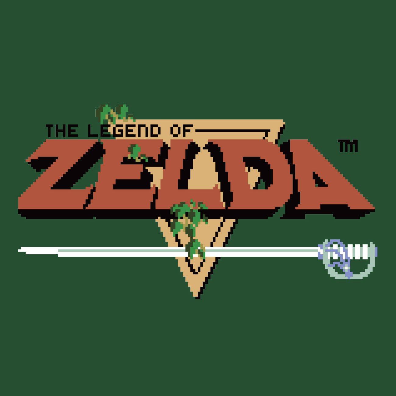The Legend of Zelda 8-bit Logo Unisex Short Sleeve T-Shirt