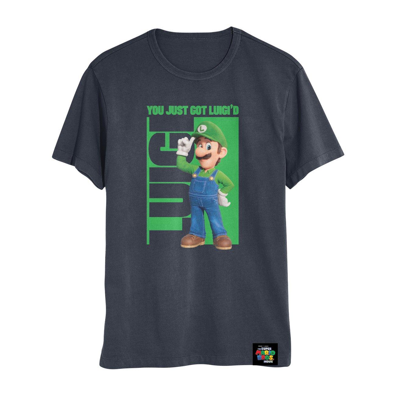 Super Mario Bros. Movie Luigi Unisex Short Sleeve T Shirt GameStop