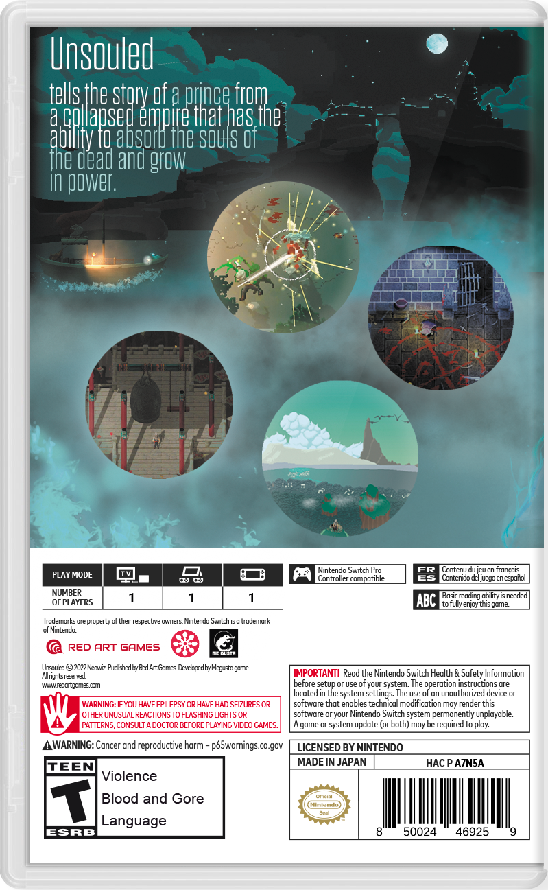 Unsouled -  Nintendo Switch