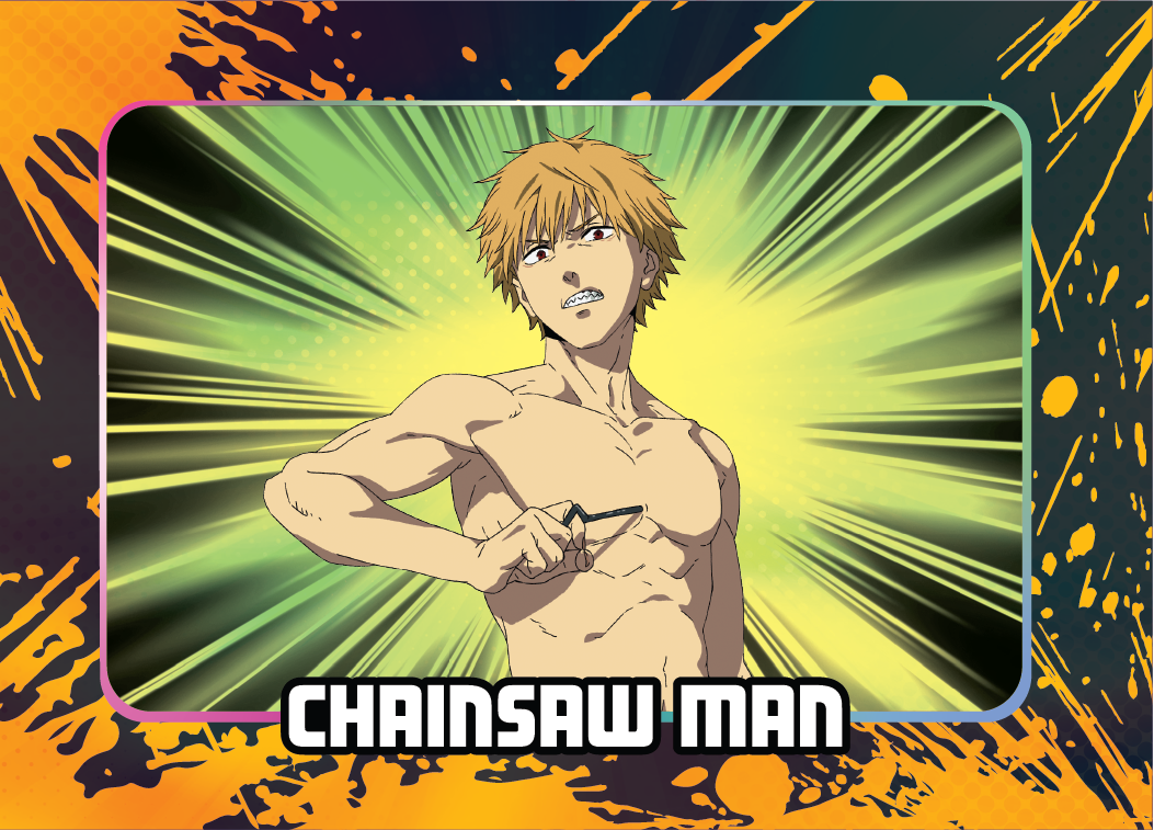 FiGPiN Chainsaw Man Cybercel Collectible Art Card Foil Pack