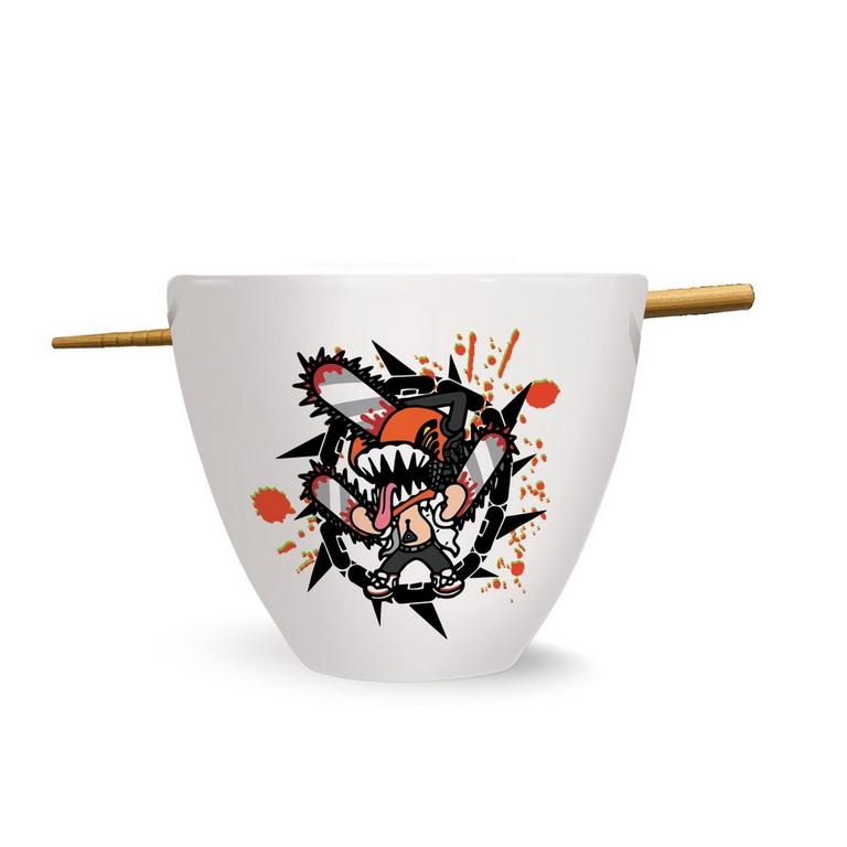 Chainsaw Man Kickoff Collection Tapered Ramen Bowl with Chopsticks