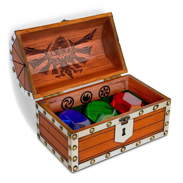 Legend of Zelda Rupee Paper Weight Set 3-Pack with Collectible Chest