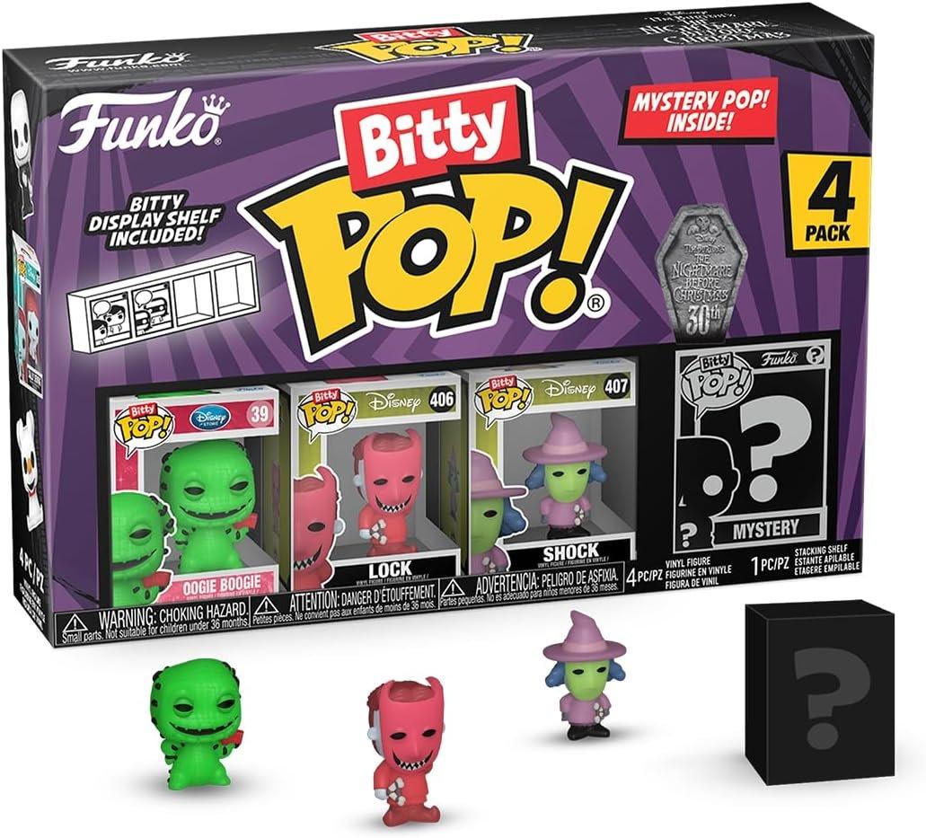 Funko Bitty POP The Nightmare Before Christmas Vinyl Figure Set 4-Pack