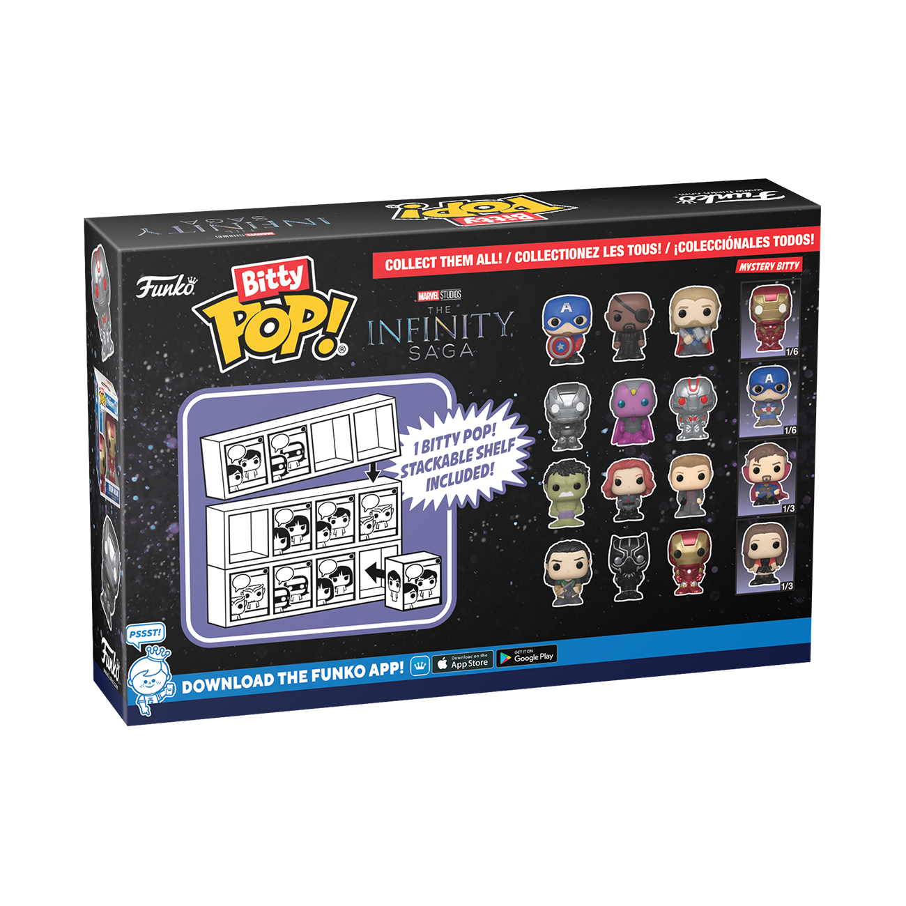 Funko Bitty POP! Marvel (Hulk, Black Widow, Hawkeye