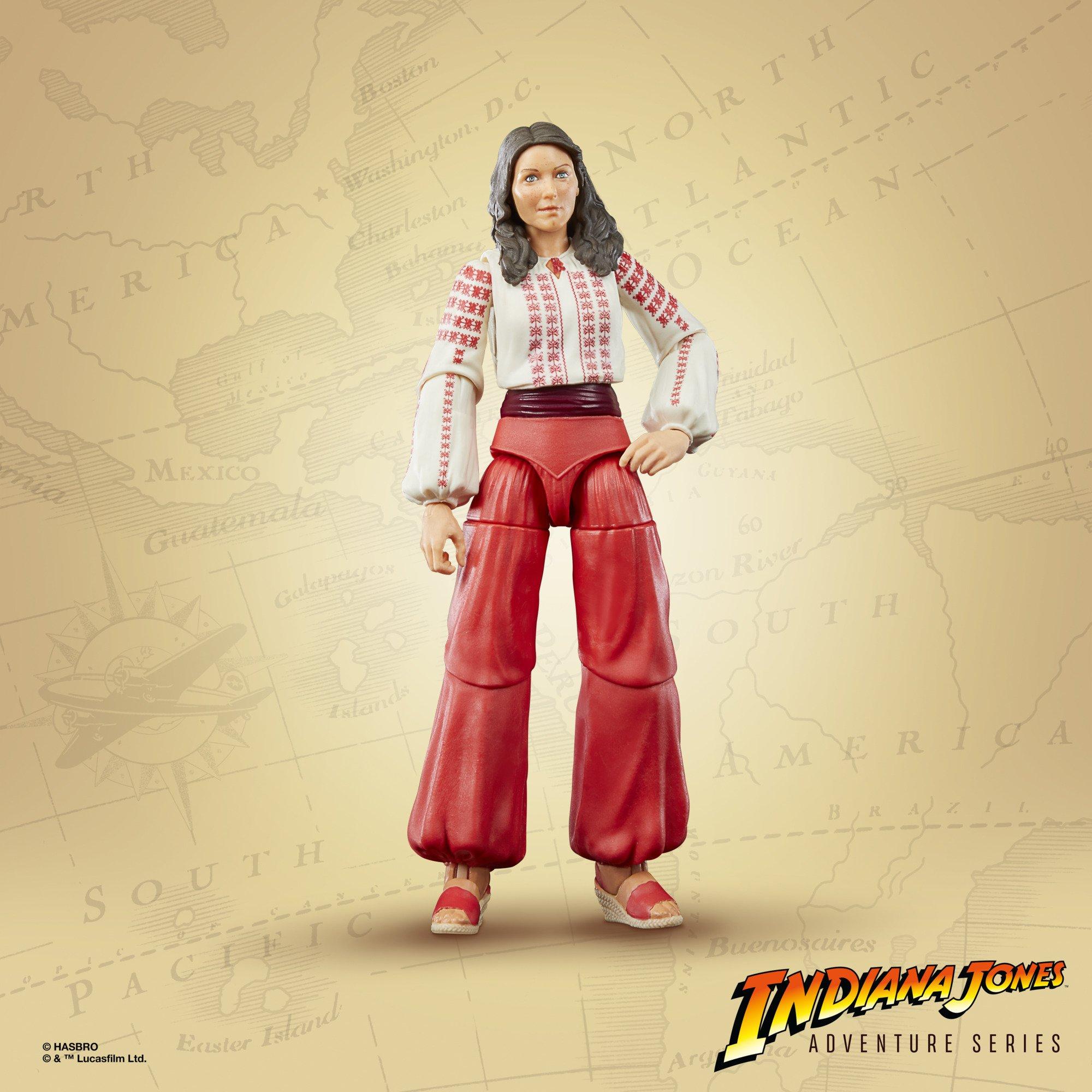 Hasbro Indiana Jones Adventure Series  Marion Ravenwood (Build an Artifact) 6-in Action Figure