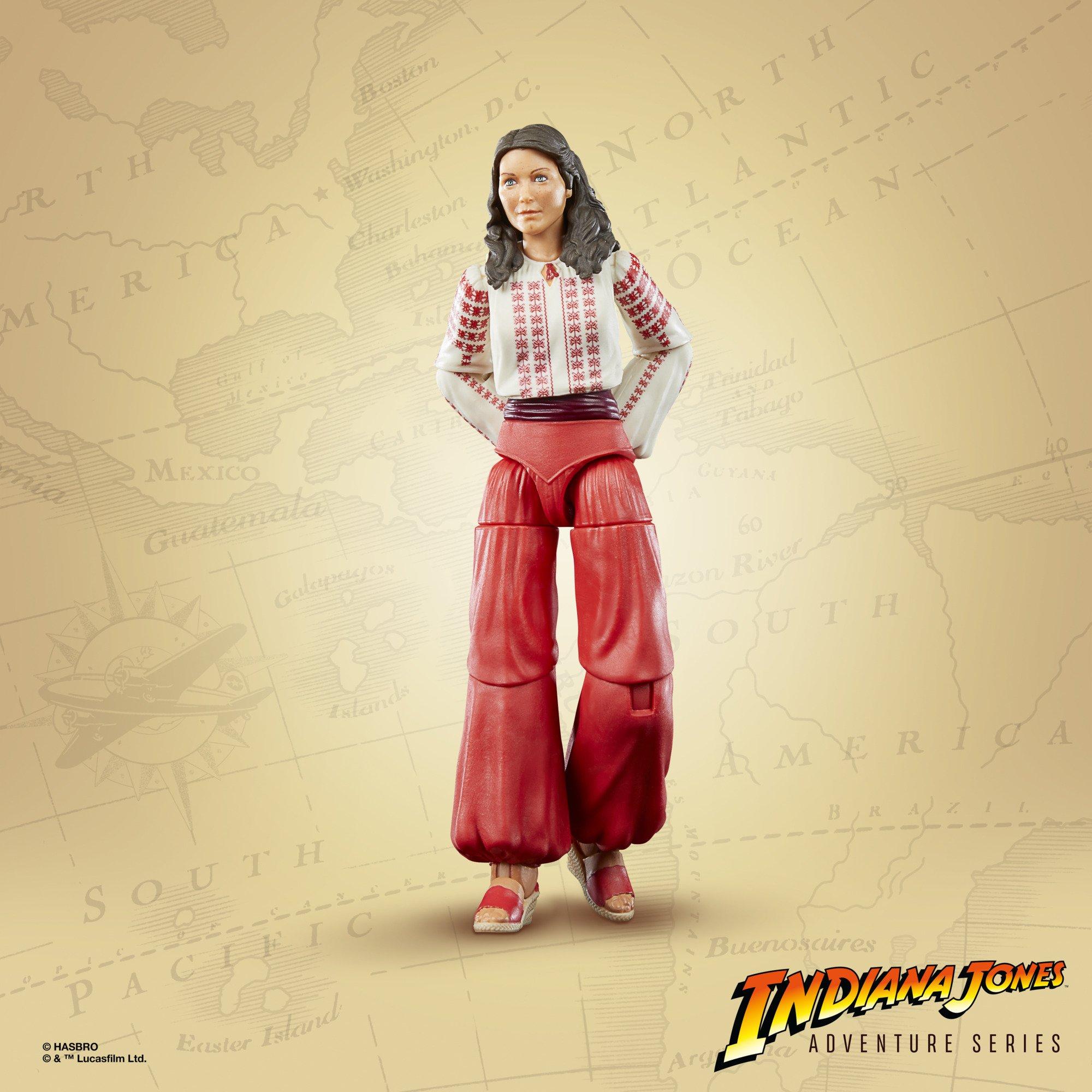 Hasbro Indiana Jones Adventure Series  Marion Ravenwood (Build an Artifact) 6-in Action Figure