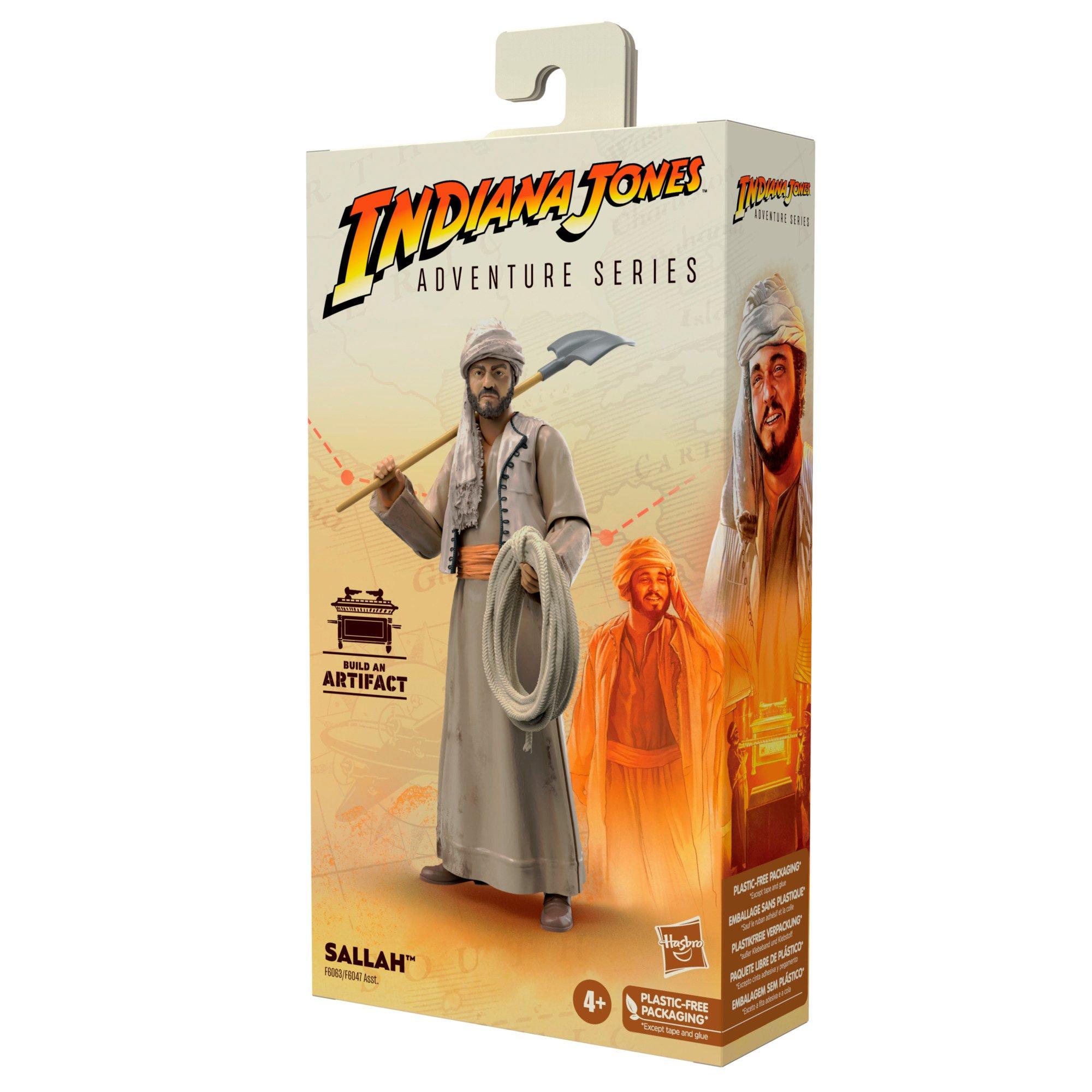 Hasbro Indiana Jones Adventure Series Sallah (Build an Artifact) 6-in Action Figure