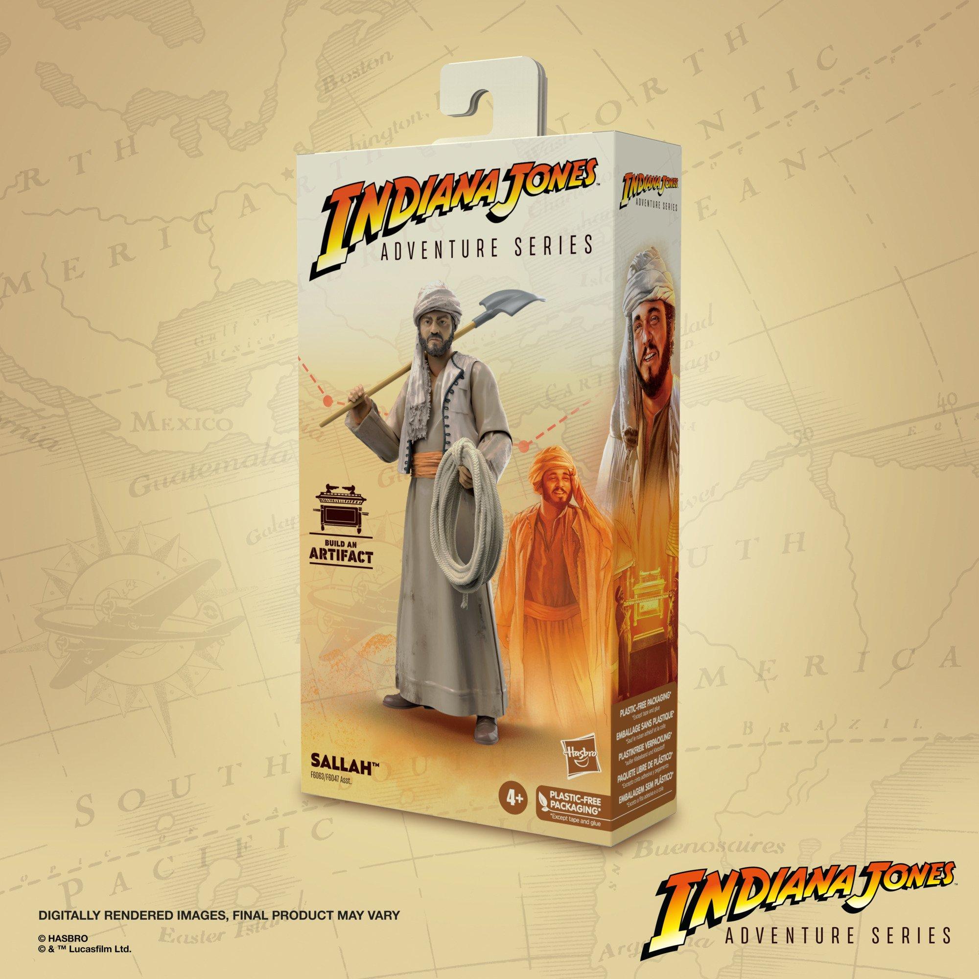 Hasbro Indiana Jones Adventure Series Sallah (Build an Artifact) 6-in Action Figure