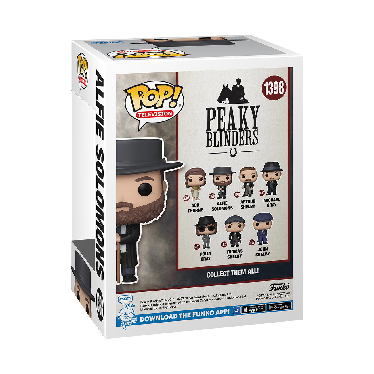 Peaky Blinders - Alfie Solomons Pop! Vinyl Figure - Toys & Gadgets - ZiNG  Pop Culture