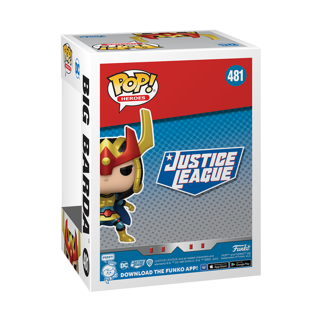 Funko POP! Heroes: DC Comics Justice League Big Barda 3.95-in Vinyl Figure 2023 New York Comic Con Exclusive