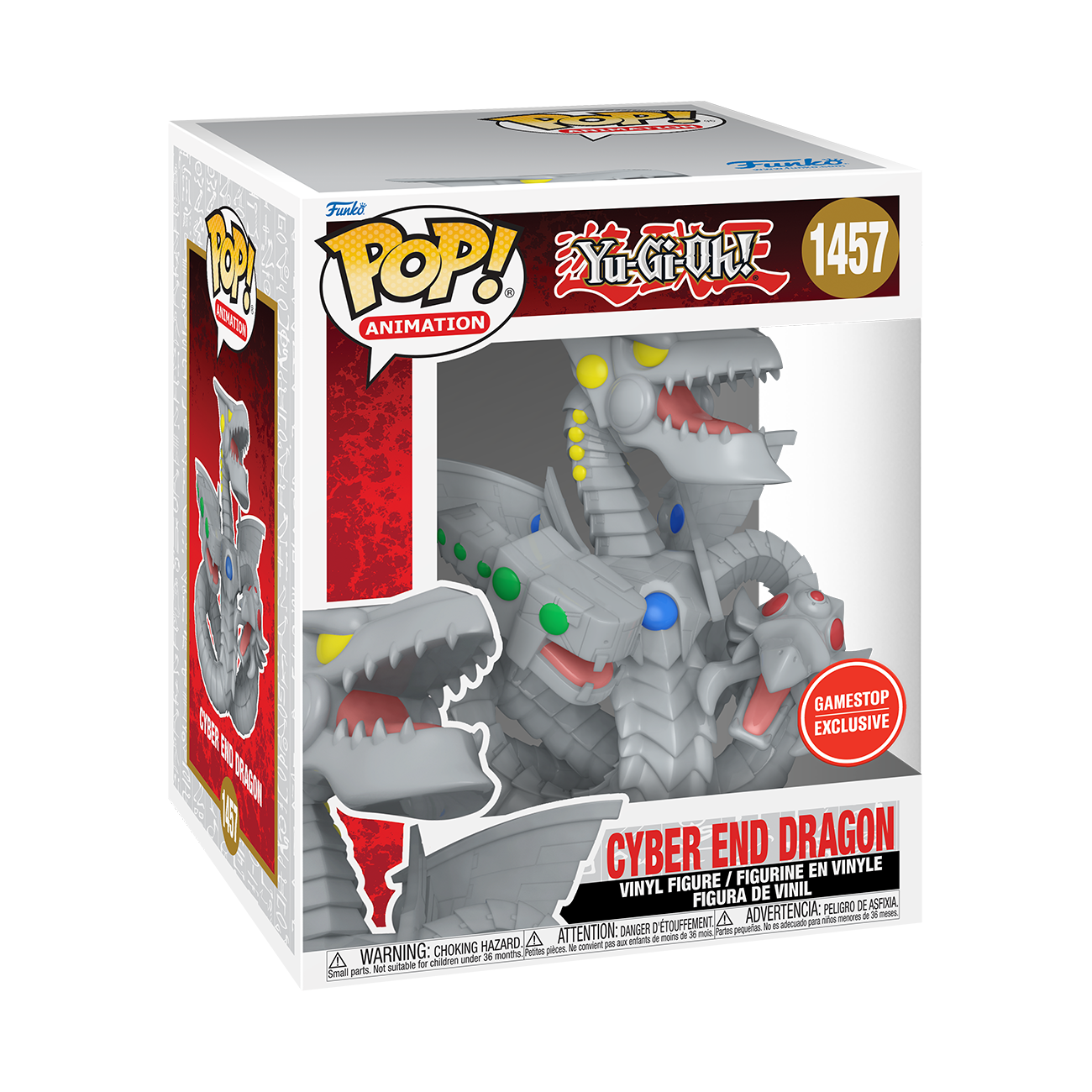 Funko POP! Animation: Yu-Gi-Oh Cyber End Dragon 6.4-in Vinyl Figure GameStop Exclusive