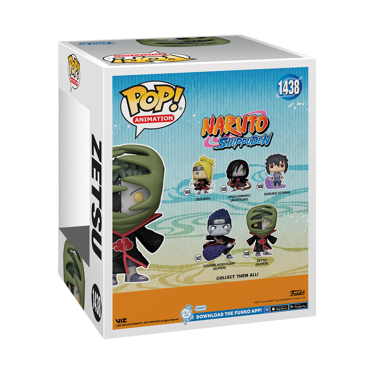 Funko POP! Super: Naruto Shippuden Zetsu 6.85-in Vinyl Figure 