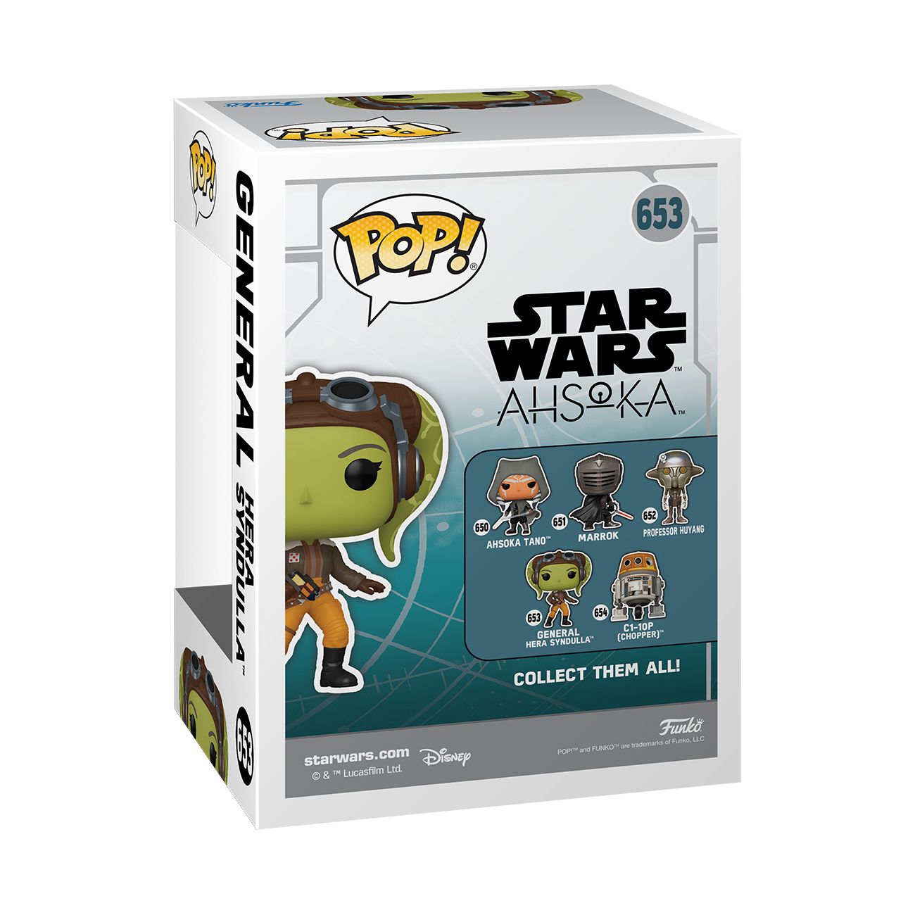 Funko POP! Star Wars: Ahsoka General Hera Syndulla 3.9-in Vinyl Bobblehead