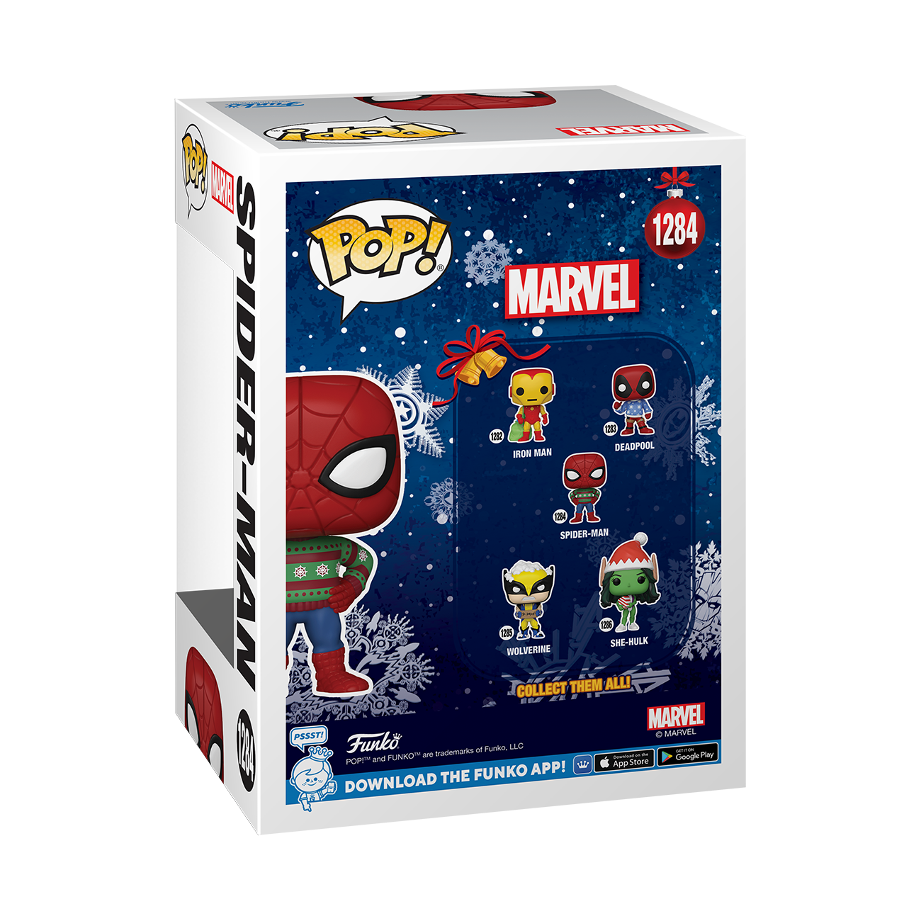Funko Pop Spider-Man In Ugly Sweater Marvel Holiday 1284
