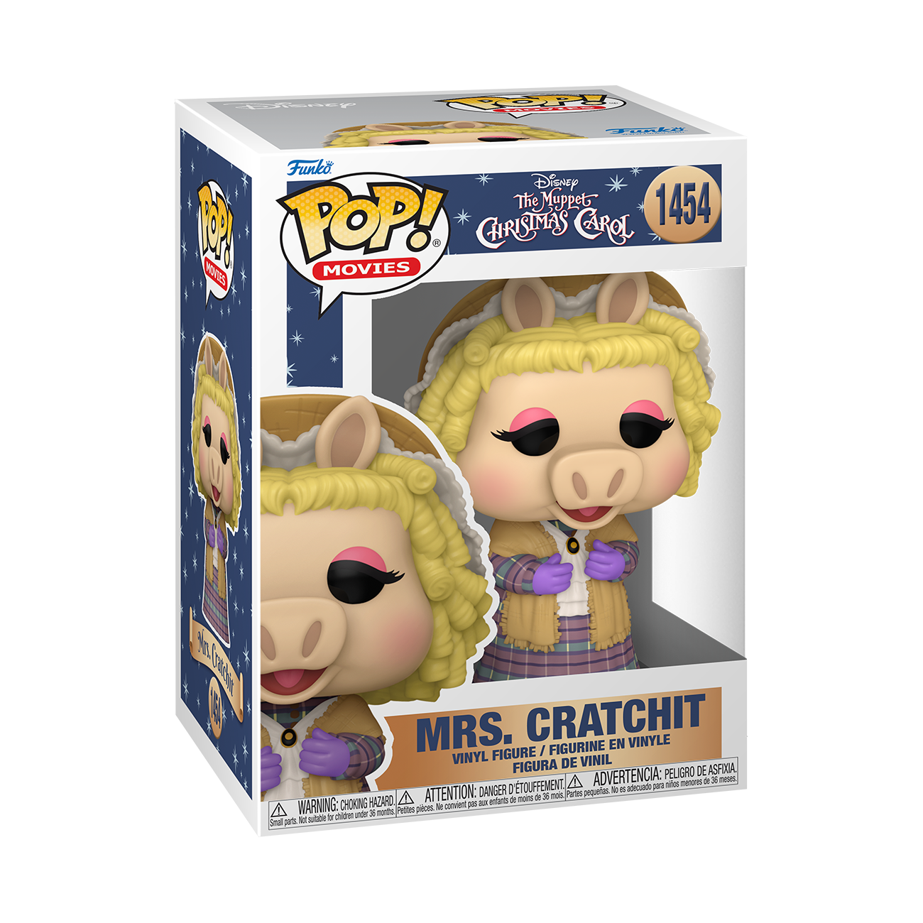 Funko POP! Disney: The Muppet Christmas Miss Piggy (Ms. Cratchit) 4.25-in  Vinyl Figure