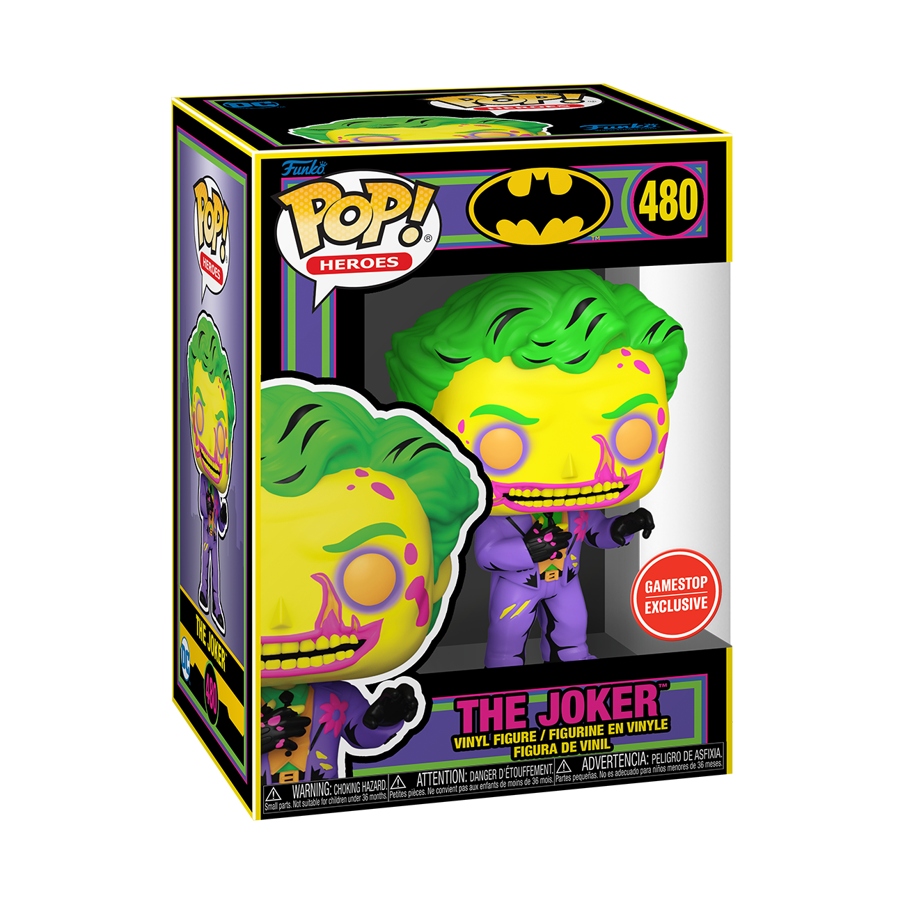 Funko POP! and Tee: DC Joker 4.15-in Vinyl Figure and Unisex T-Shirt  GameStop Exclusive