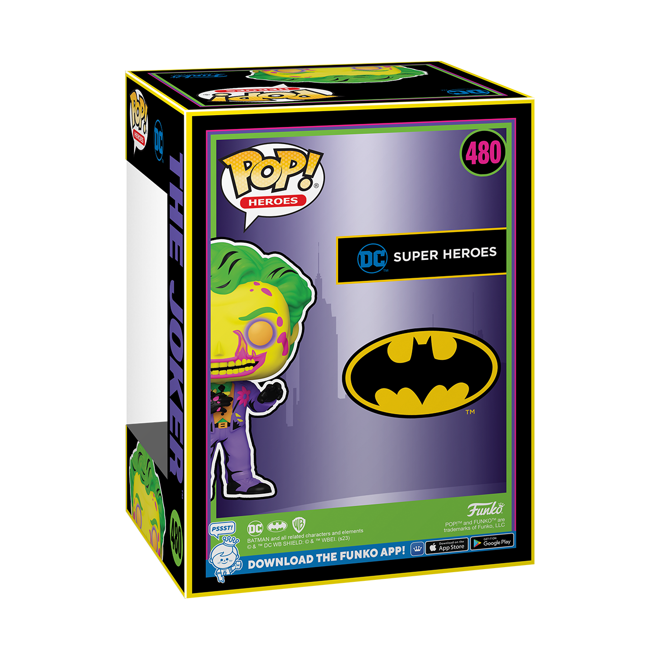 Funko POP! and Tee: DC Joker 4.15-in Vinyl Figure and Unisex T 