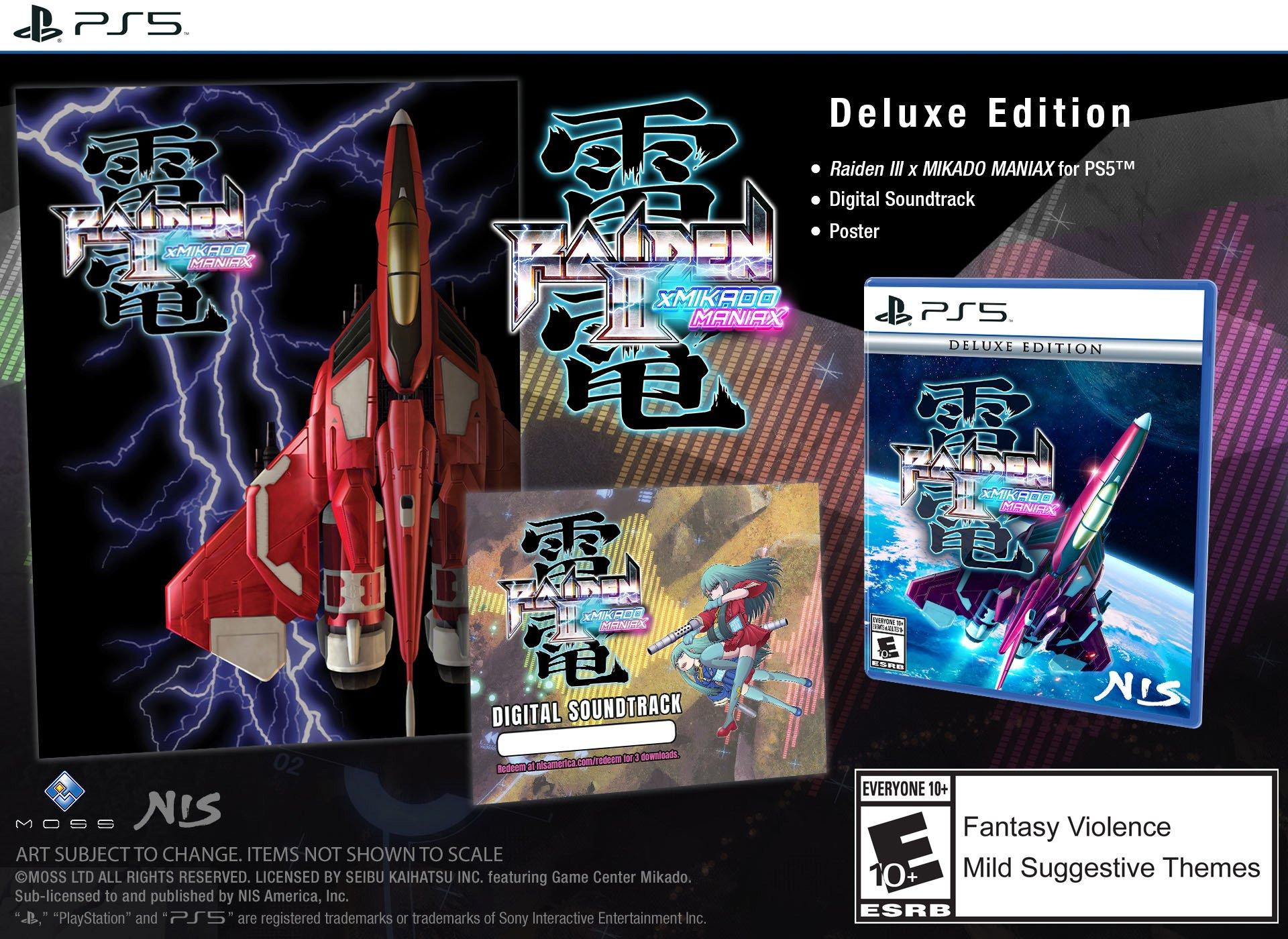 Raiden III x MIKADO MANIAX Deluxe Edition - PlayStation 5