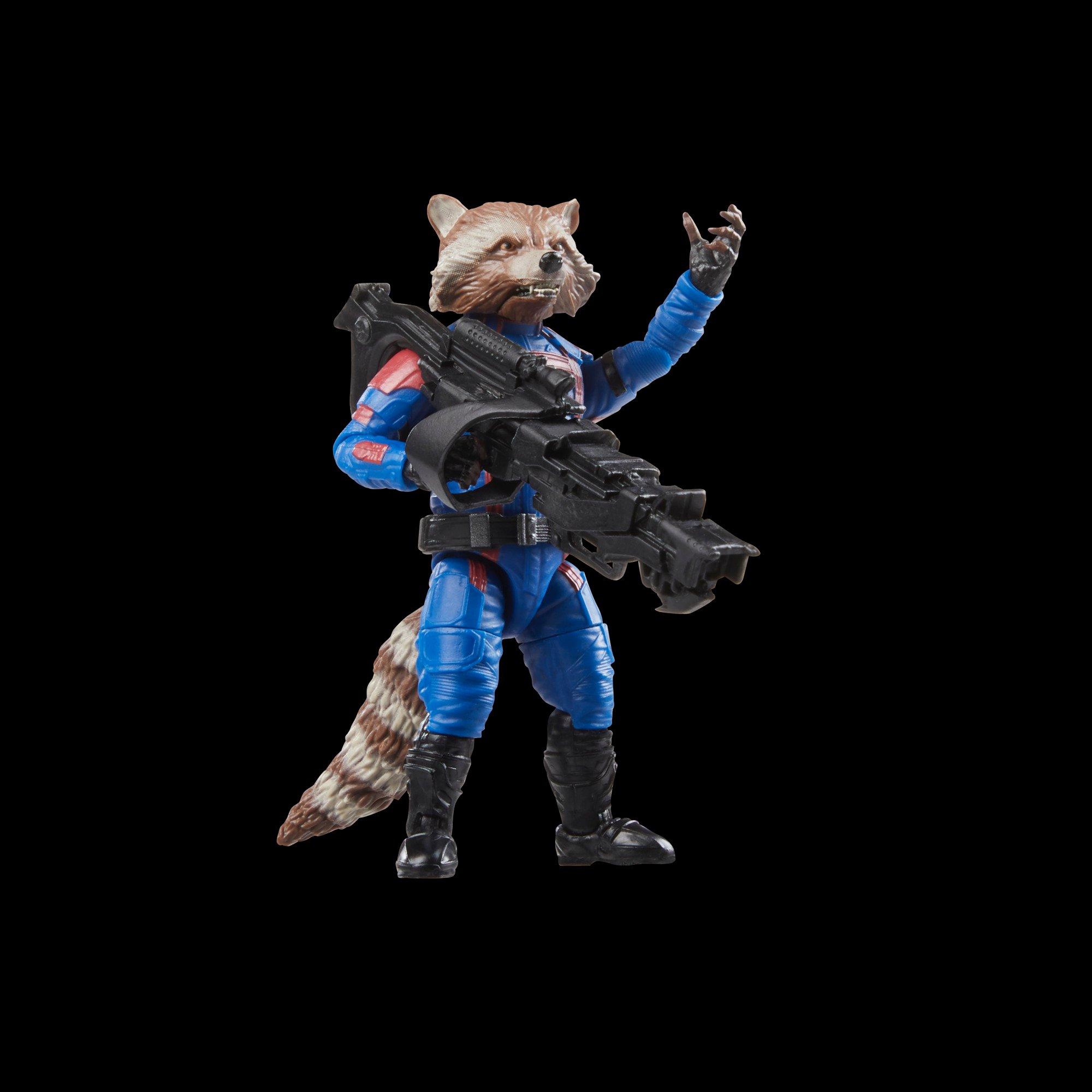 Hasbro Marvel Legends Series Guardians of the Galaxy: Volume 3 Marvel’s Rocket (Build-A-Figure - Marvel's Cosmo) 6-in Action Figure