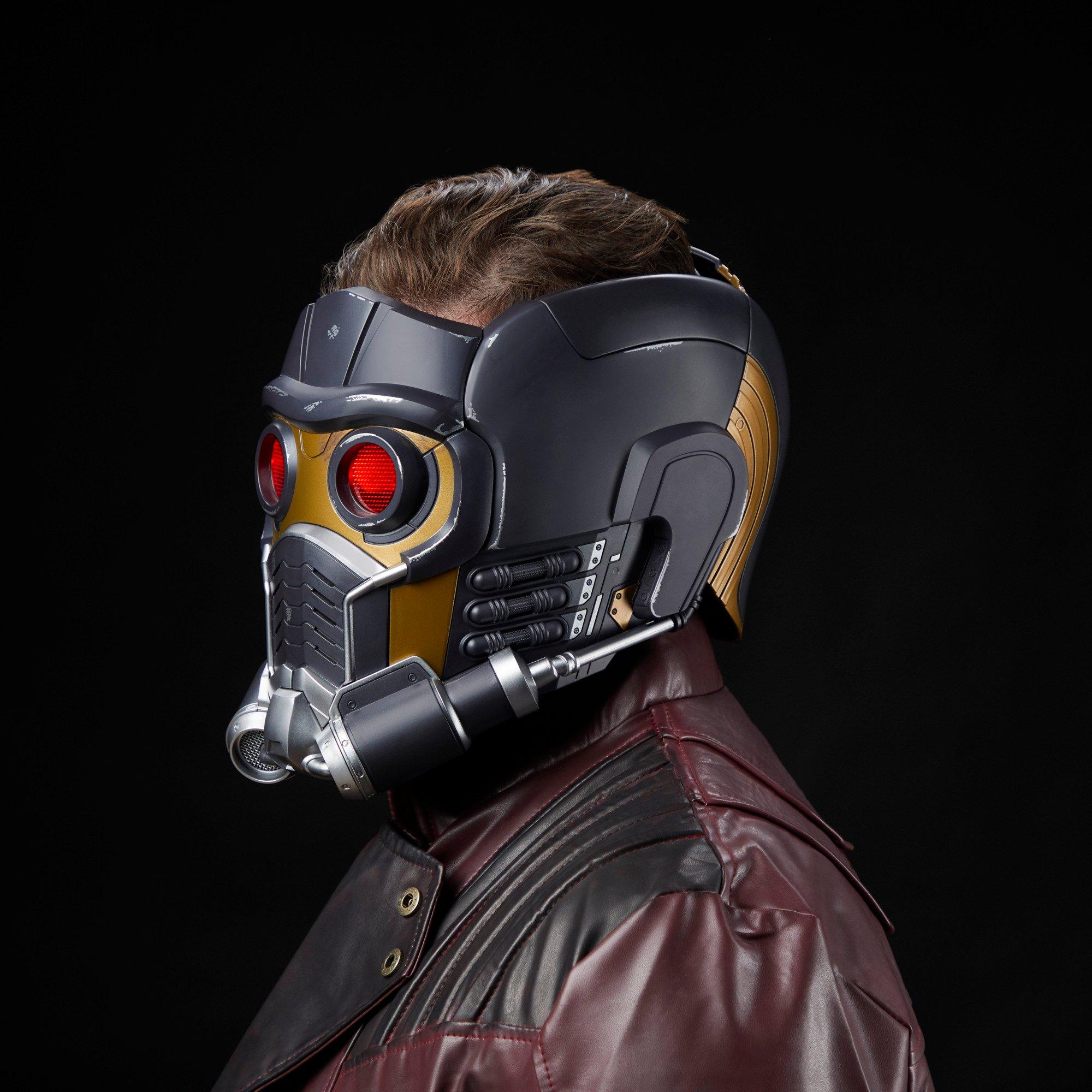 The awesome Marvel Legends Star-Lord helmet replica is finally