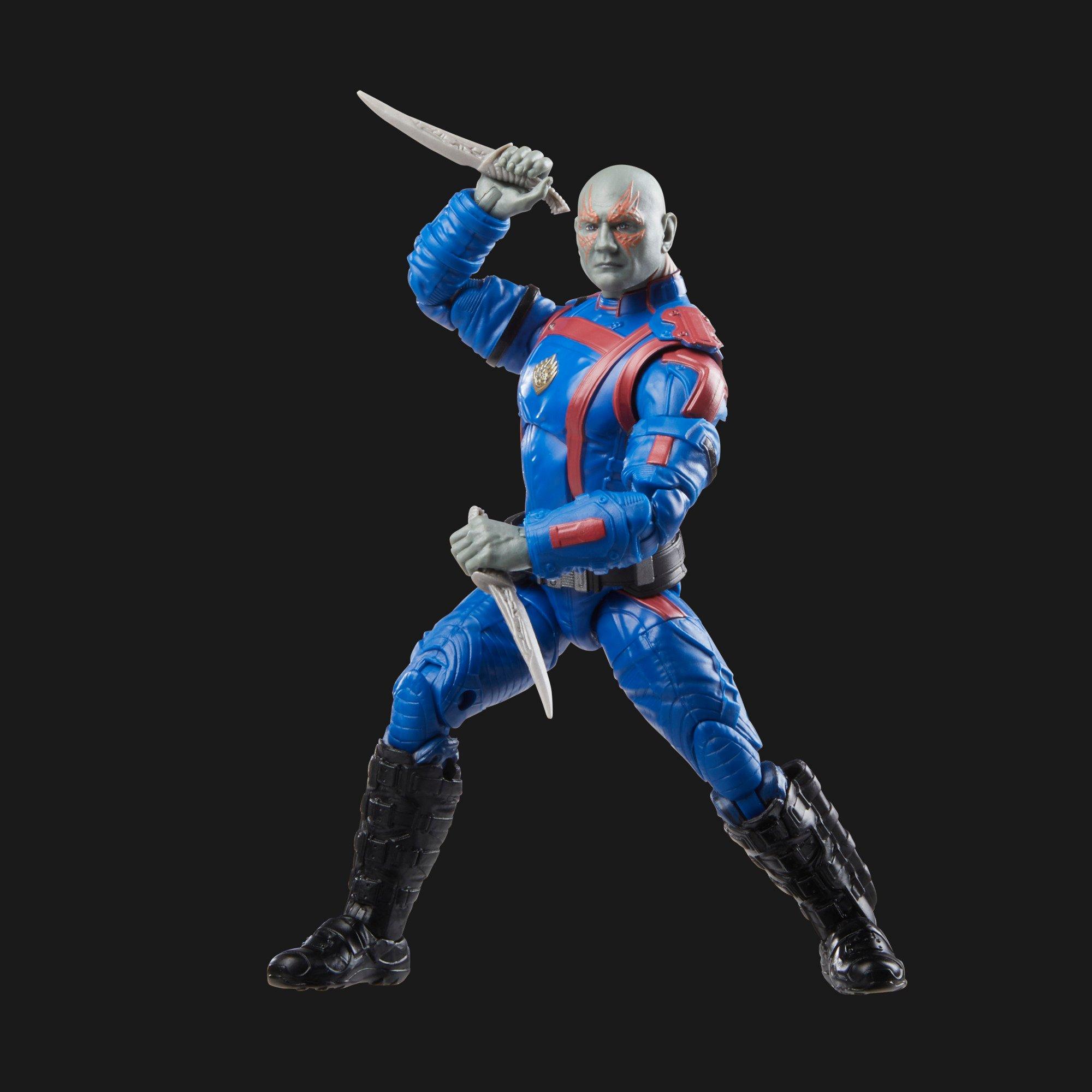 Hasbro Marvel Legends Series  Guardians of the Galaxy: Volume 3 Drax (Build-A-Figure - Marvel's Cosmo) 6-in Action Figure
