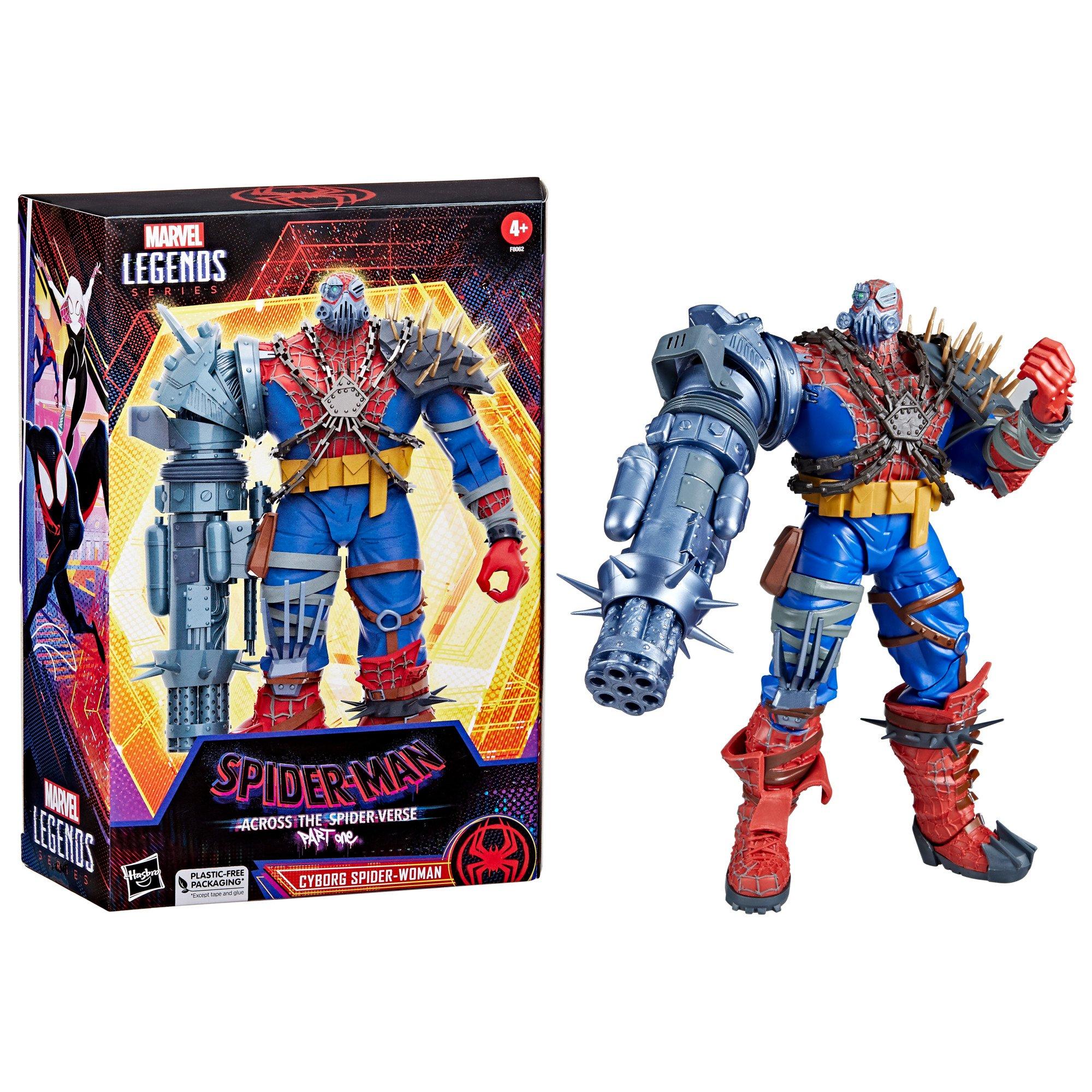 Hasbro Marvel Legends Series Spider-Man: Across the Spider-Verse (Part One) Cyborg Spider-Woman 6-in Action Figure