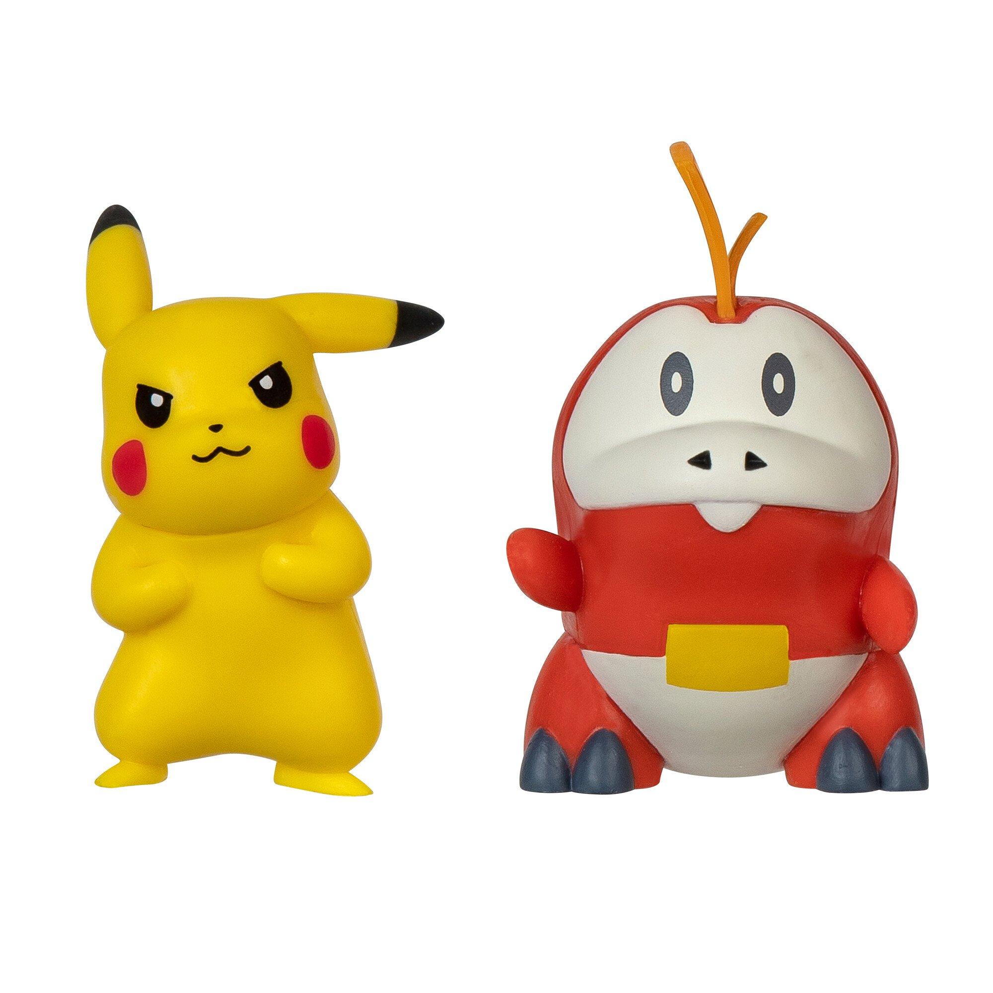 Jazwares Pokemon First Partner Fuecoco and Pikachu Battle Figure Set 2-Pack