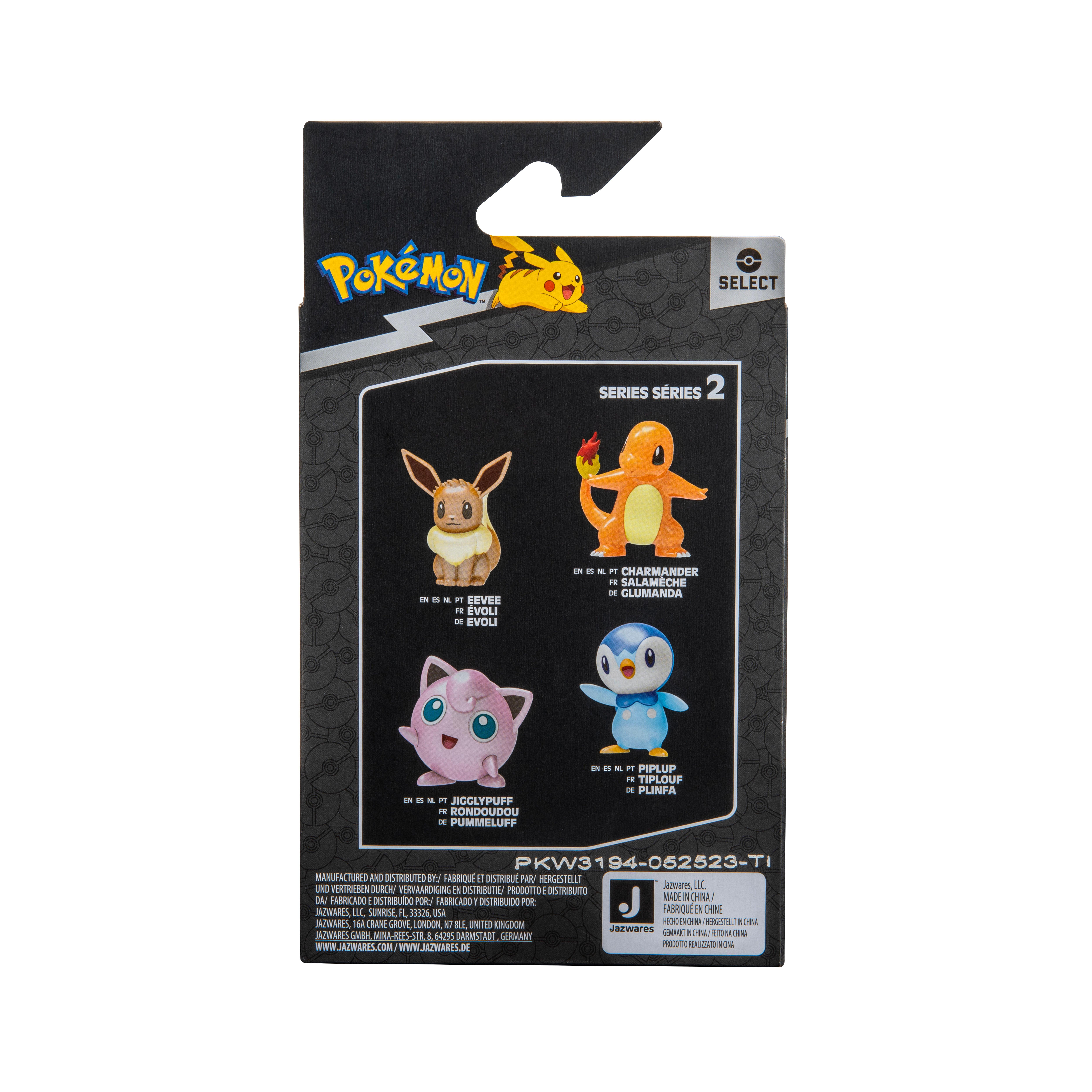 Jazwares Pokemon Select True Color Metallic Eevee 3-in Battle Figure