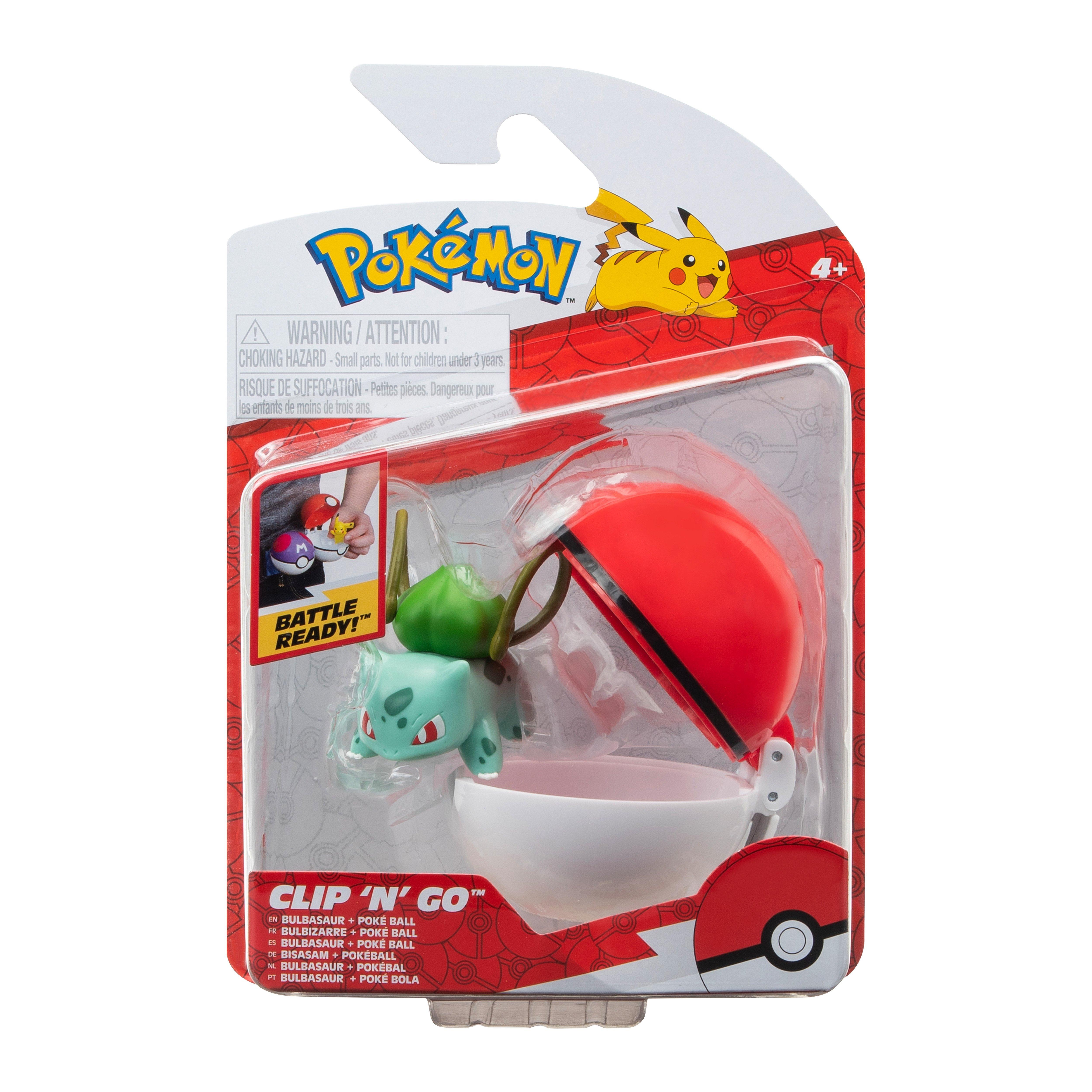 Pokemon Clip n Go  Pokeball Bulbasaur con Sfera – The Toys Store