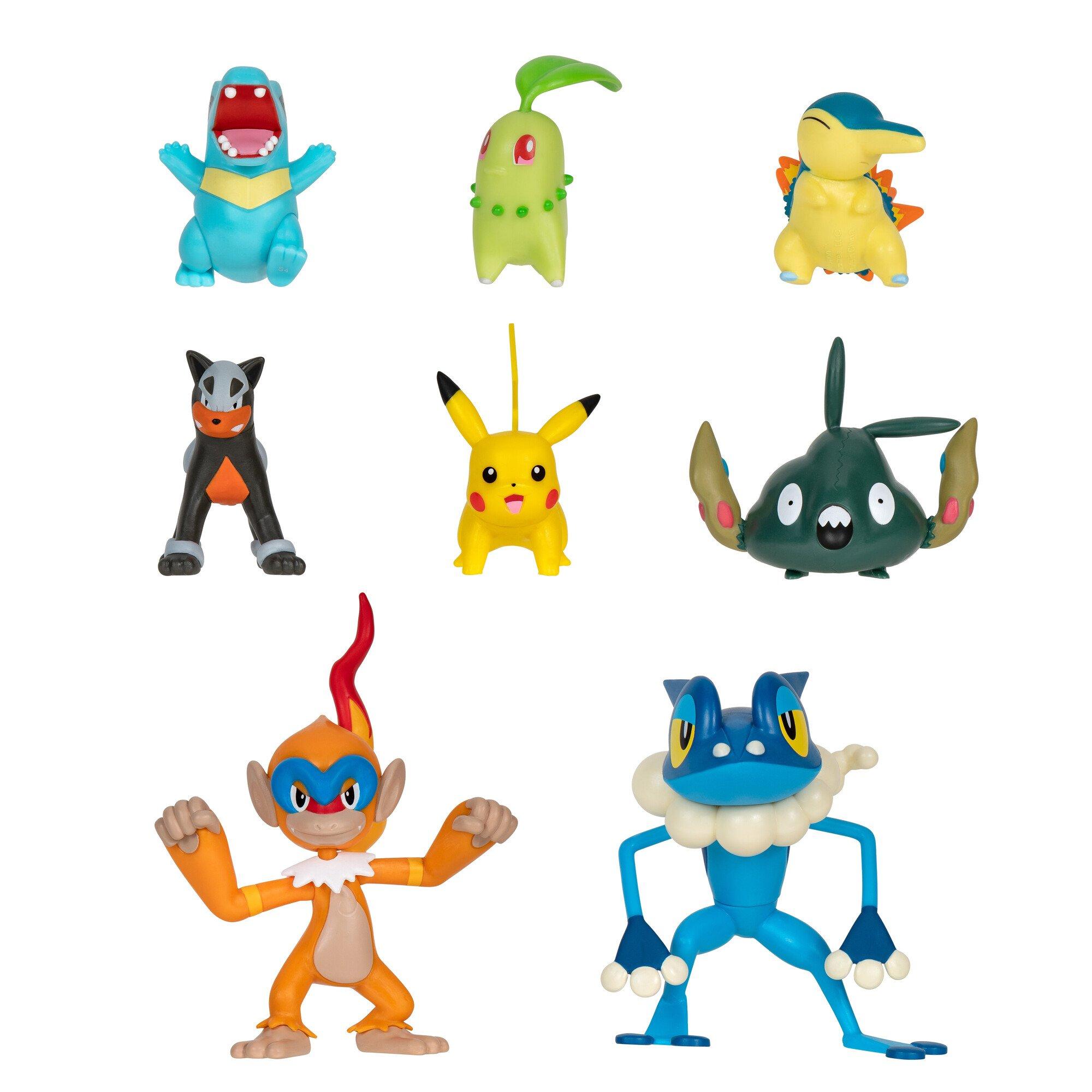 Jazwares Pokemon 2-in Battle Figure Multipack Set 8-Pack