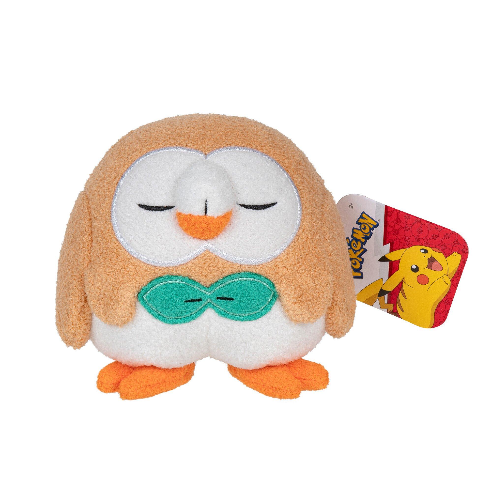 Jazwares Pokemon Rowlet 5 in Sleeping Plush GameStop