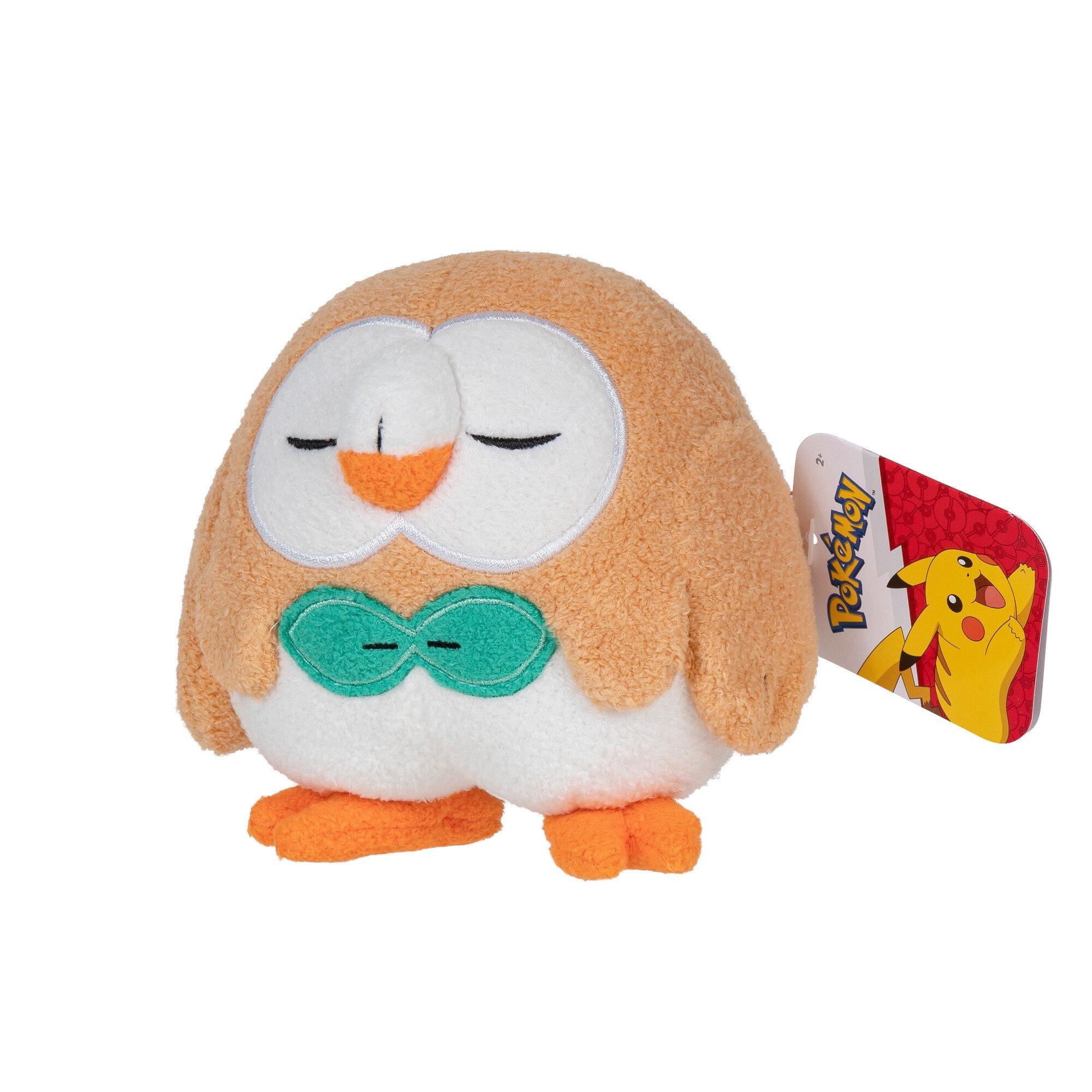 Jazwares Pokemon Rowlet 5-in Sleeping Plush