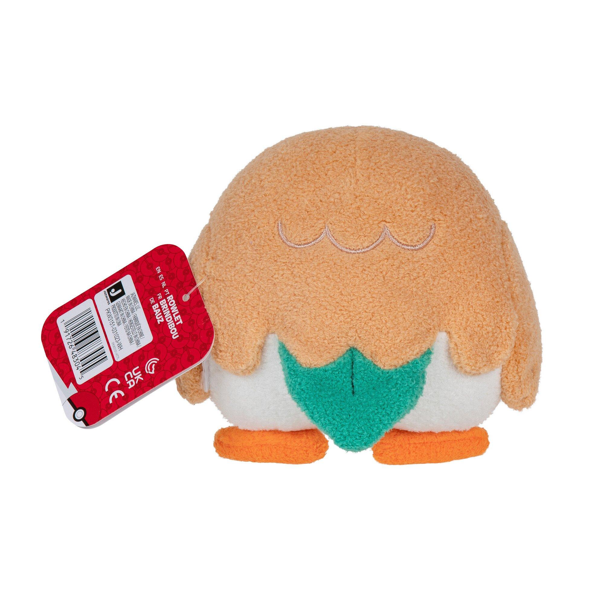 Jazwares Pokemon Rowlet 5-in Sleeping Plush