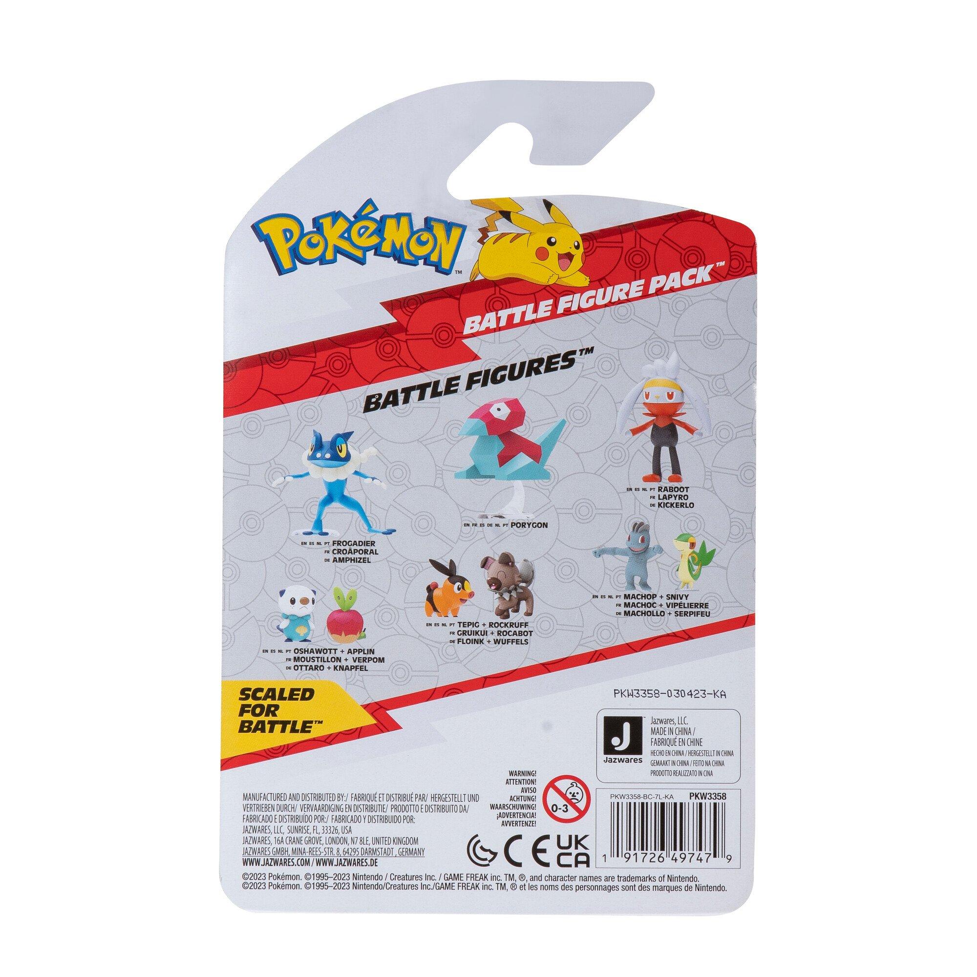 Jazwares Pokemon First Partner Sprigatito and Pikachu Battle Figure Set 2-Pack