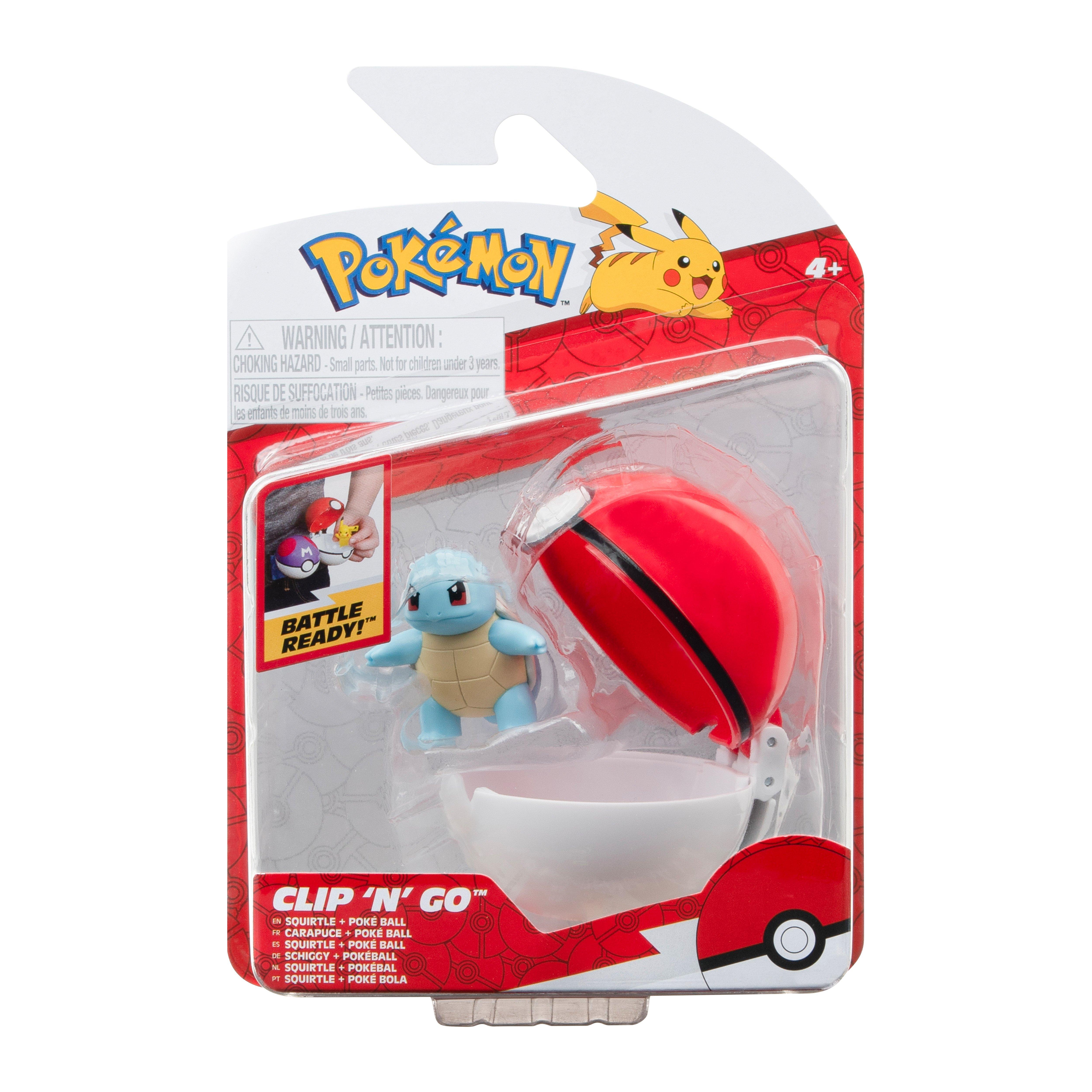 Pokemon Clip N Go Squirtle and Poke Ball