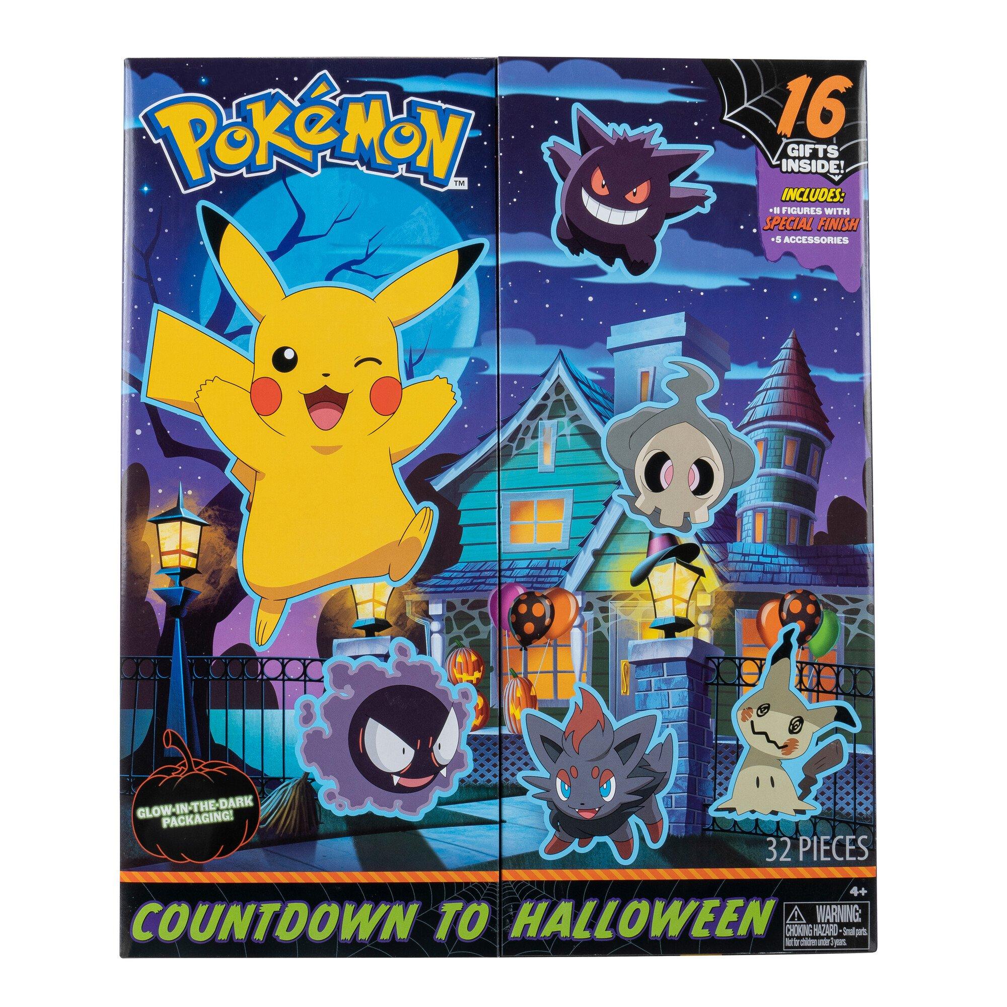 Jazwares Pokemon 2023 Countdown to Halloween Calendar Battle Figure