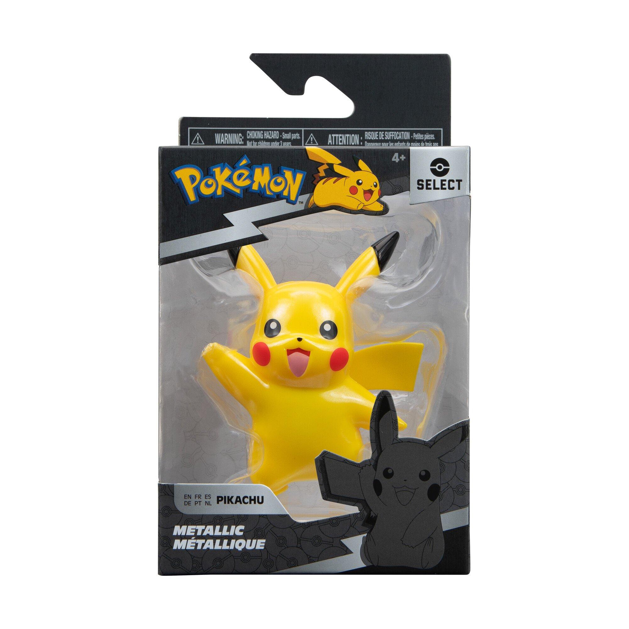 Pokemon Pikachu 3 Silver Figures 