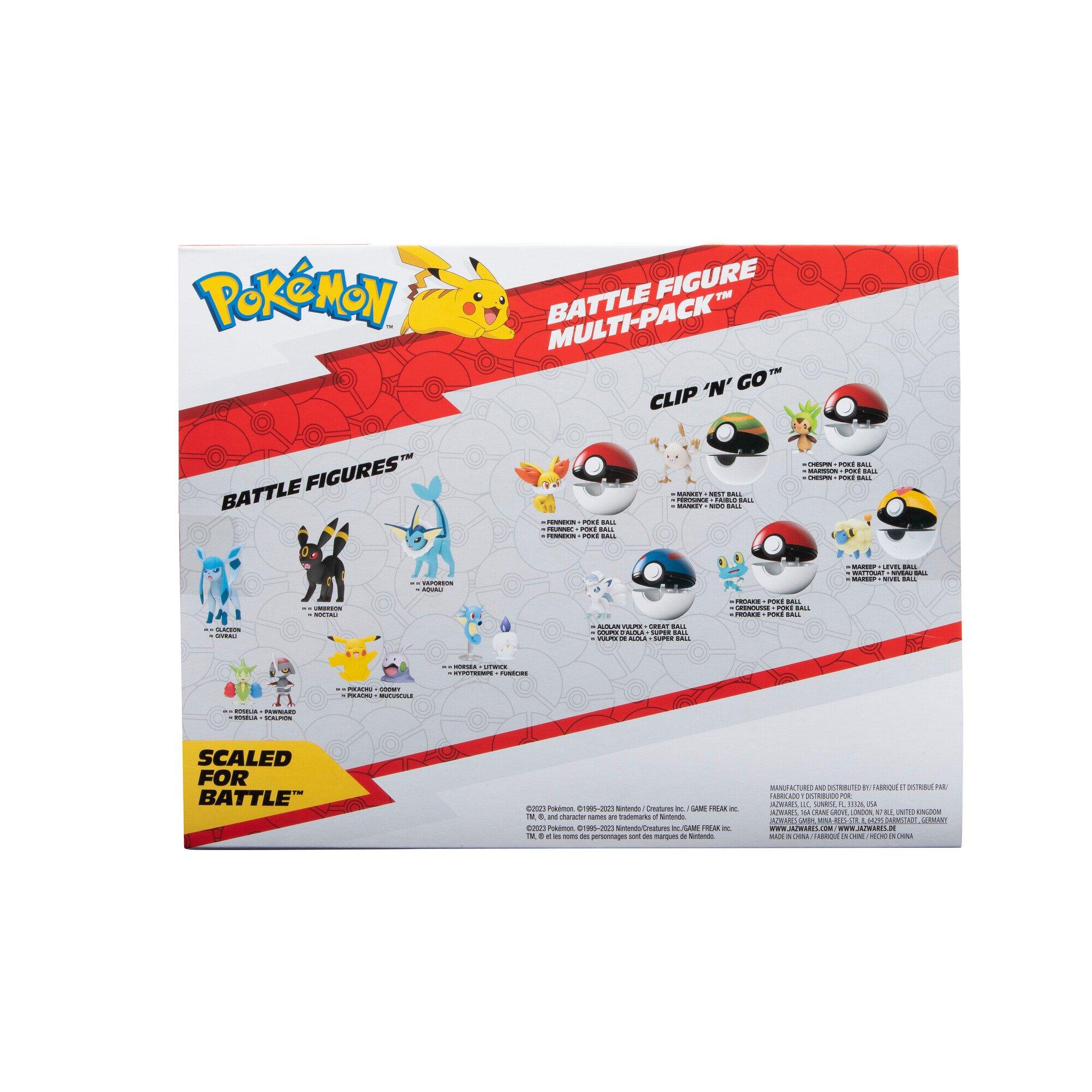  Pokémon Battle Figure 4 Pack - Translucent Figures