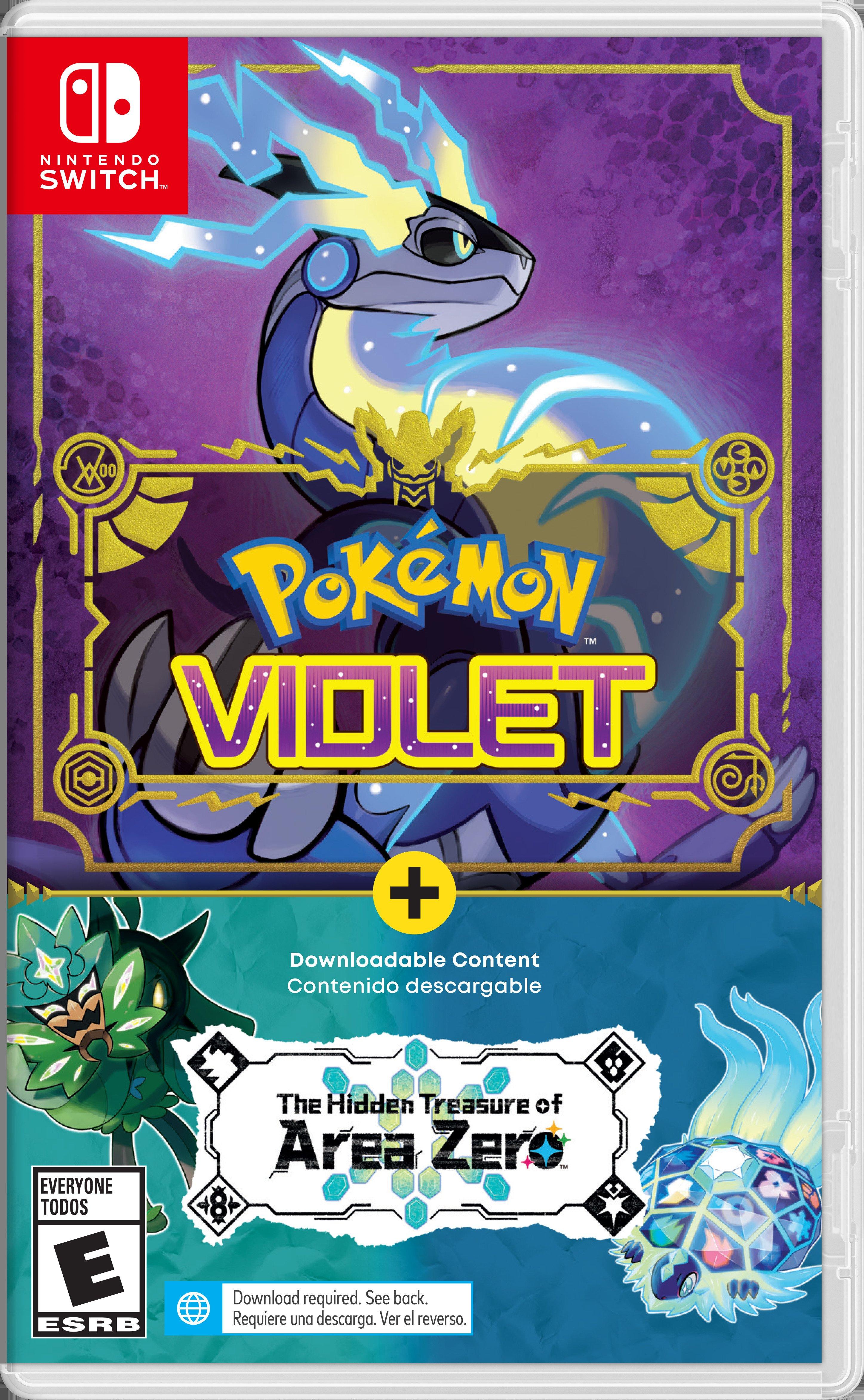 Pokemon Violet and The Hidden Treasure of Area Zero DLC Bundle - Nintendo Switch