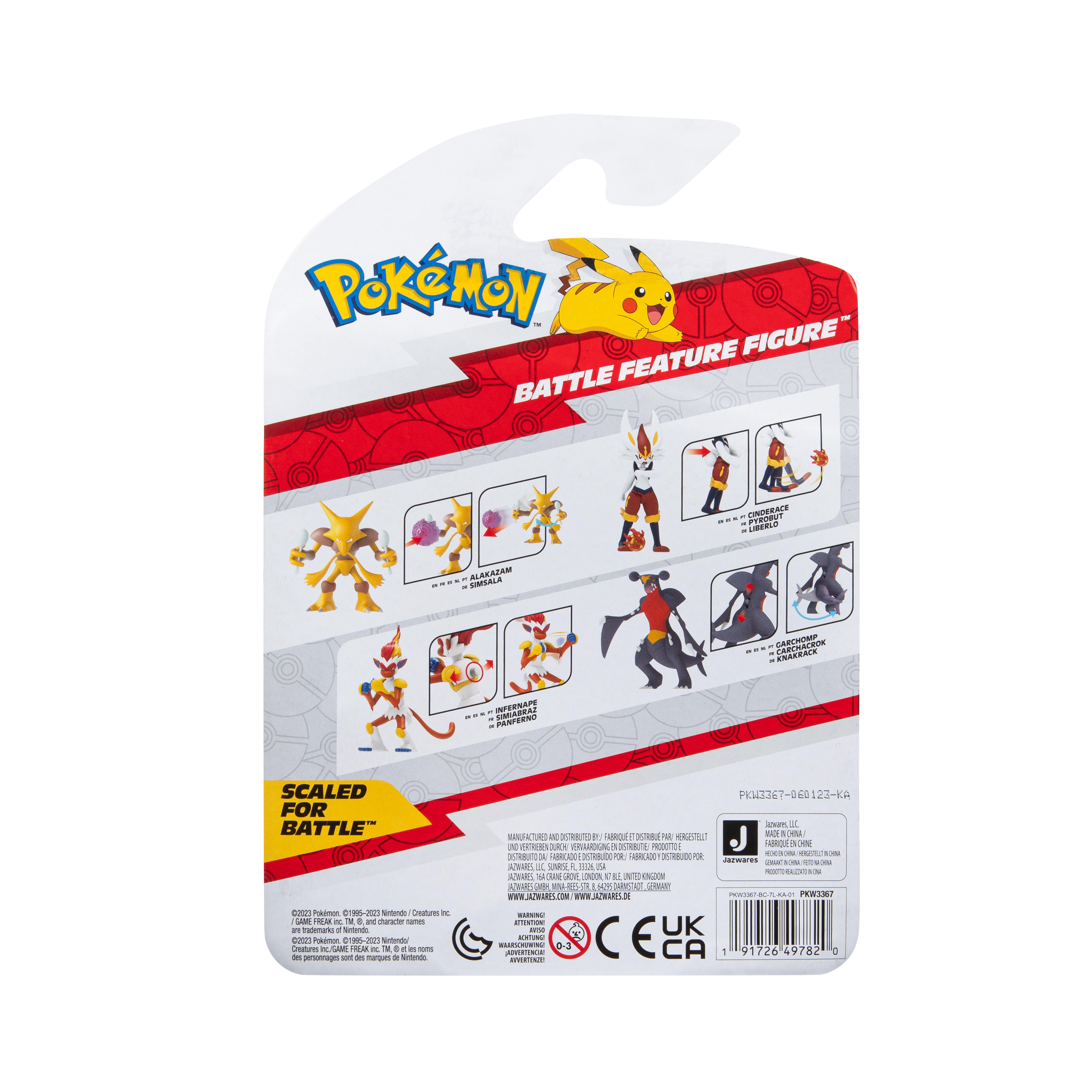 Jazwares Pokemon Garchomp 4.5-in Battle Figure