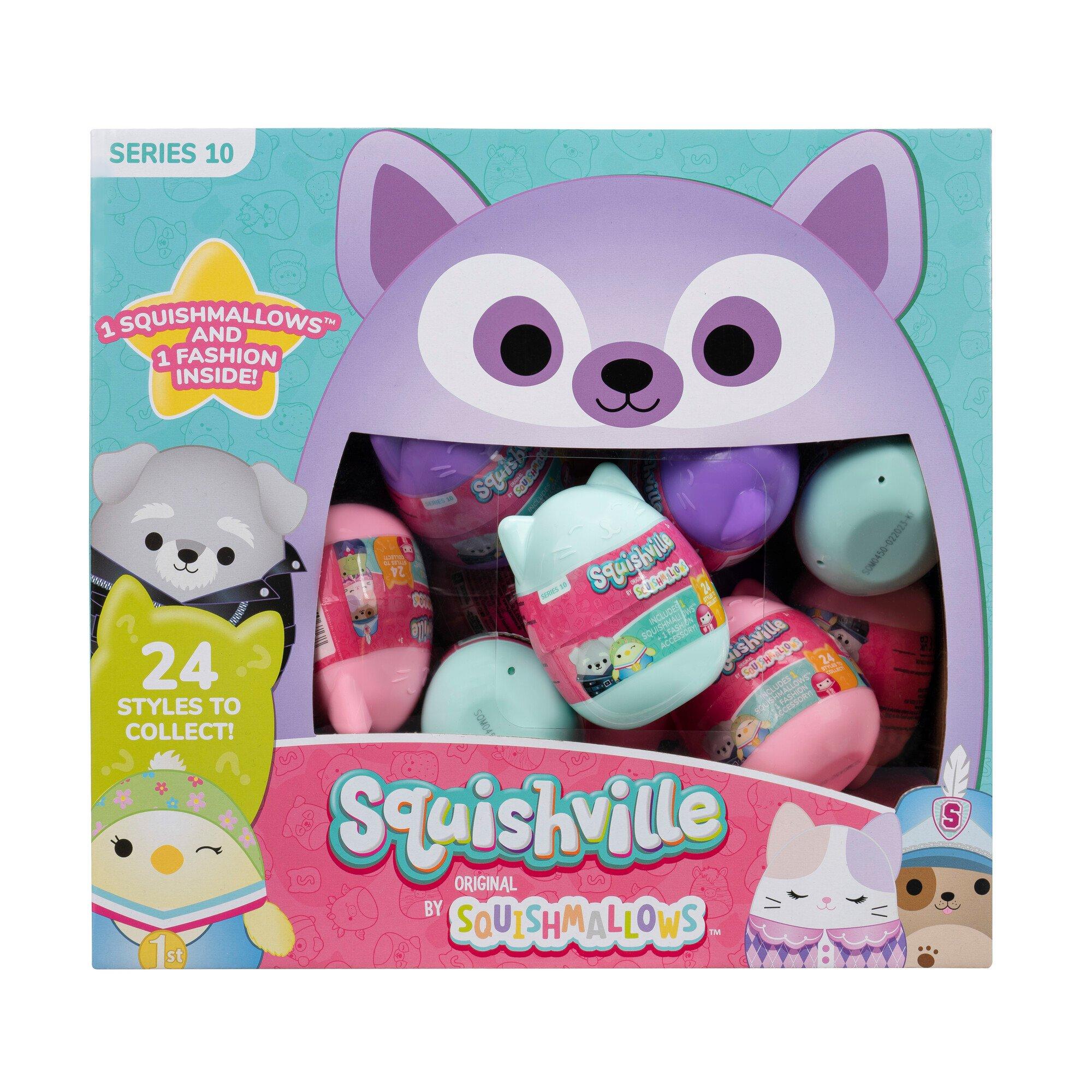 Squishville by Squishmallows Pink Play & Display