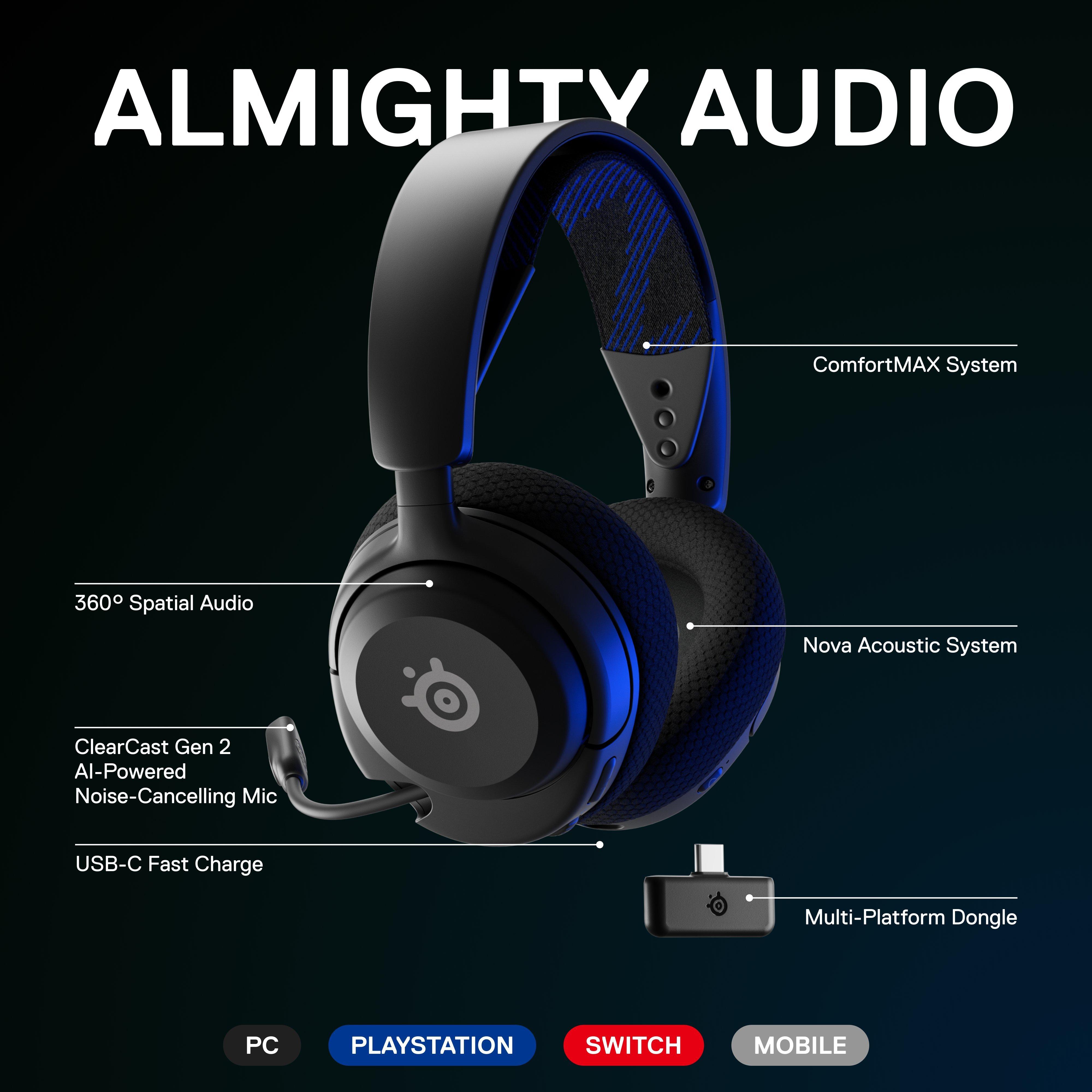 Arctis Nova 7, PC Gaming Headset with Almighty audio